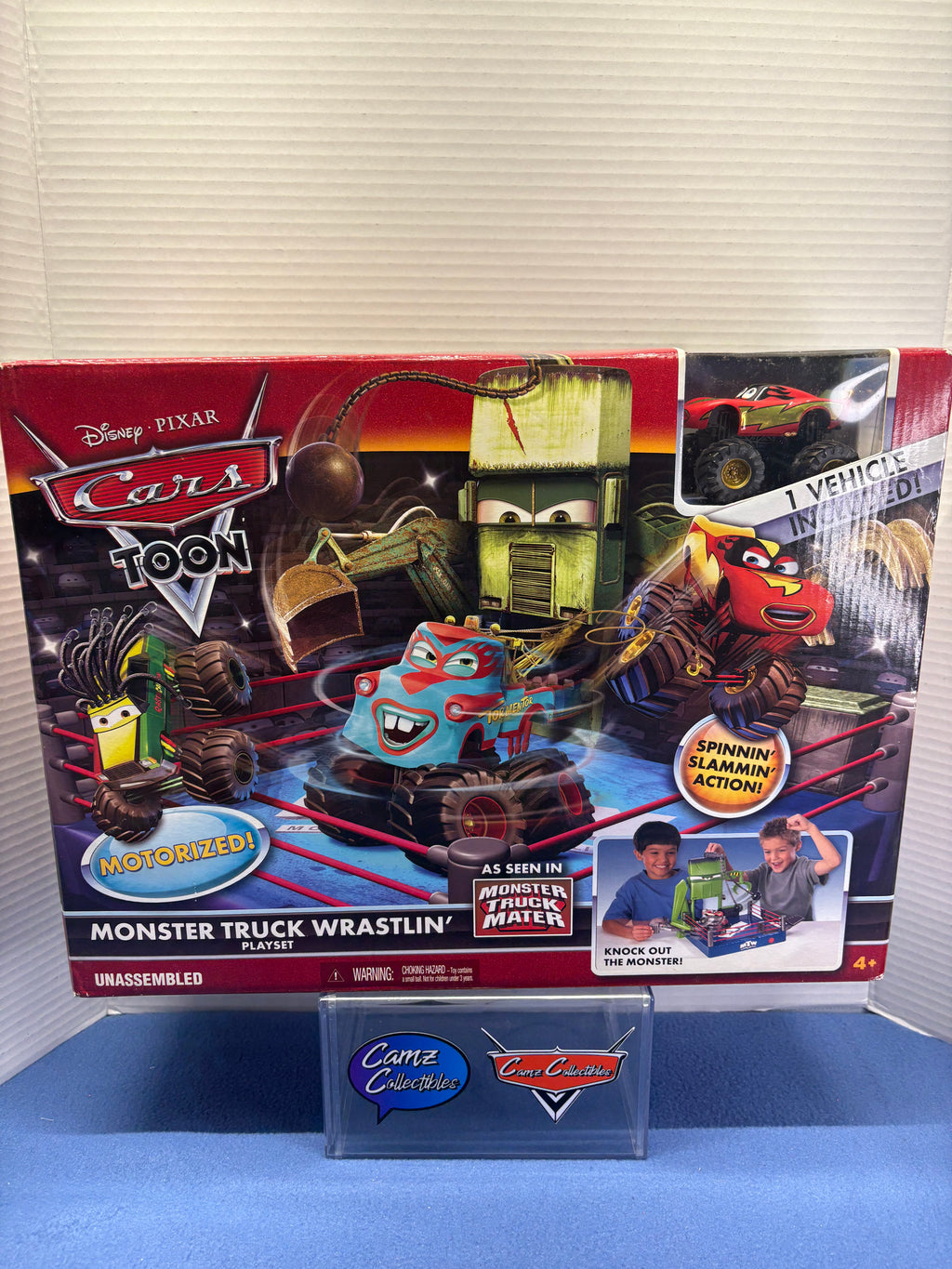 Disney Pixar Cars Toon Monster Truck Wrastlin' As Seen in Monster Truck Mater