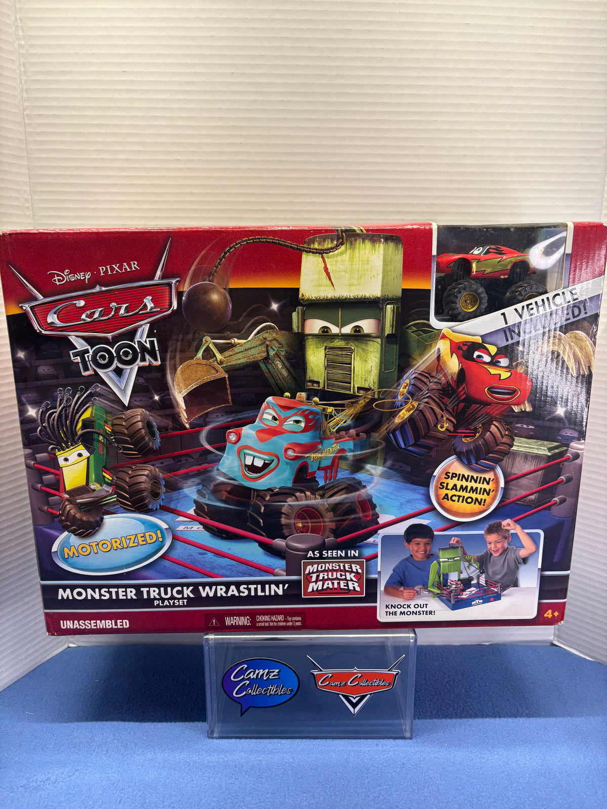 Disney Pixar Cars Toon Monster Truck Wrastlin' As Seen in Monster Truck Mater