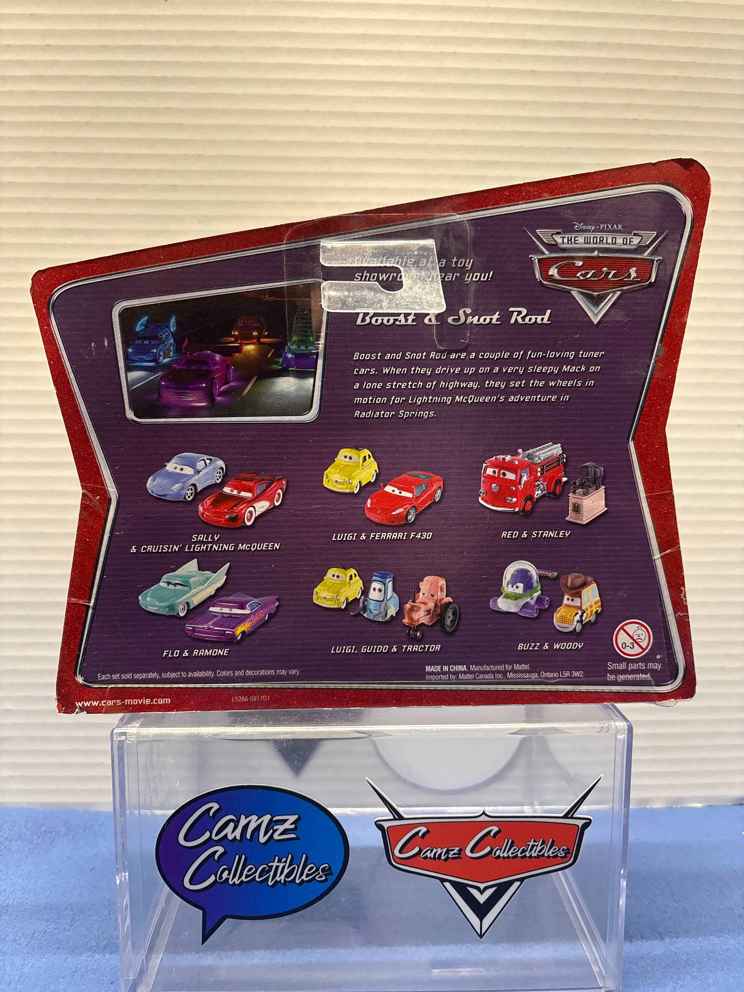Disney Pixar Cars World of Cars Movie Moments Boost & Snot Rod