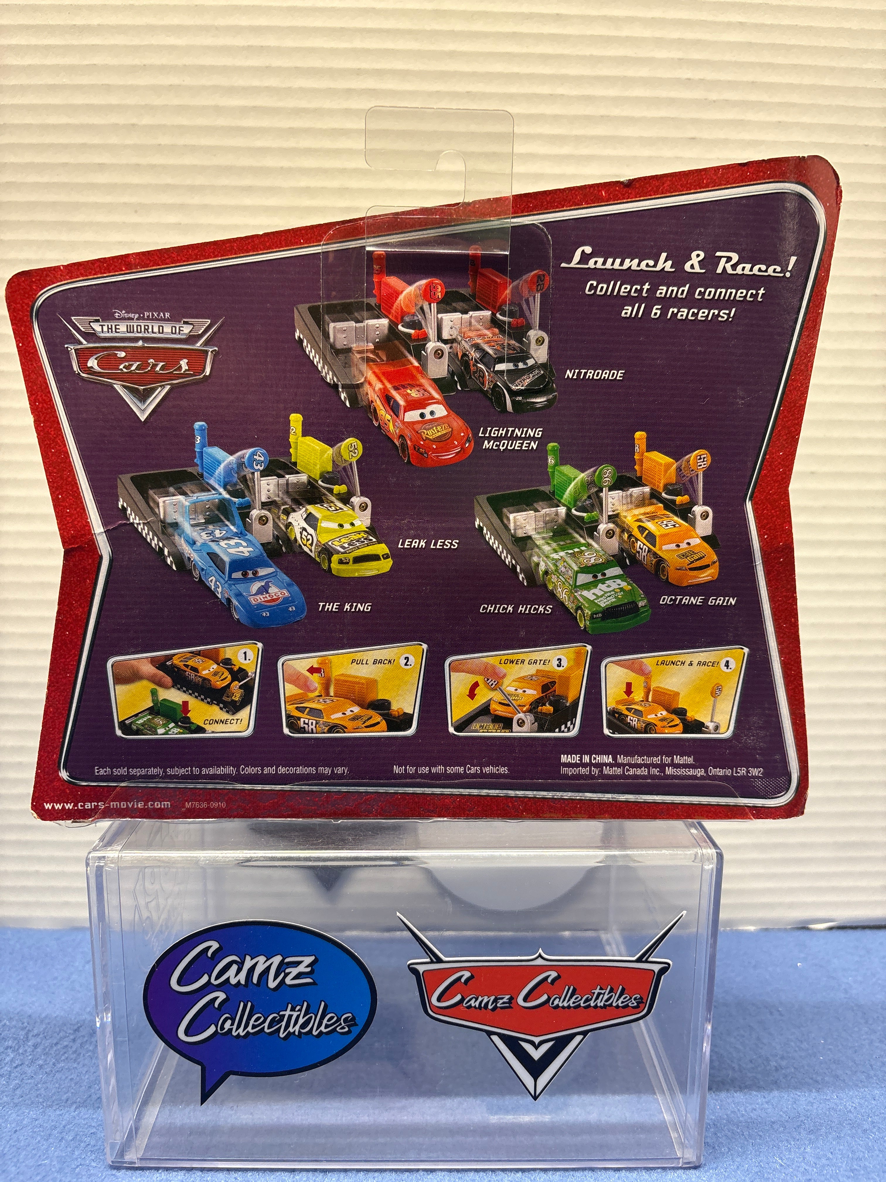 Disney Pixar Cars World of Cars Pit Race-Off Octane Gain