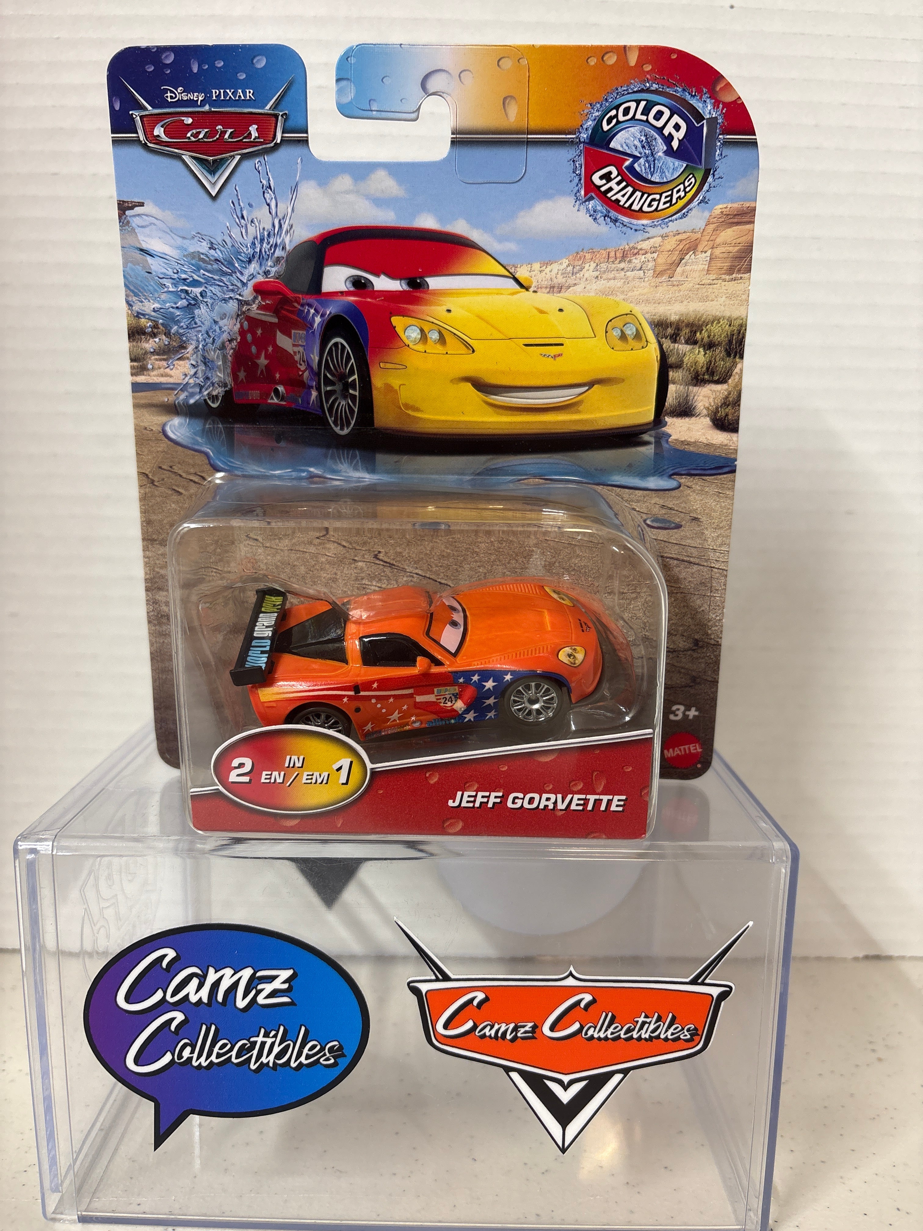 Disney Pixar Cars Color Changer Jeff Gorvette