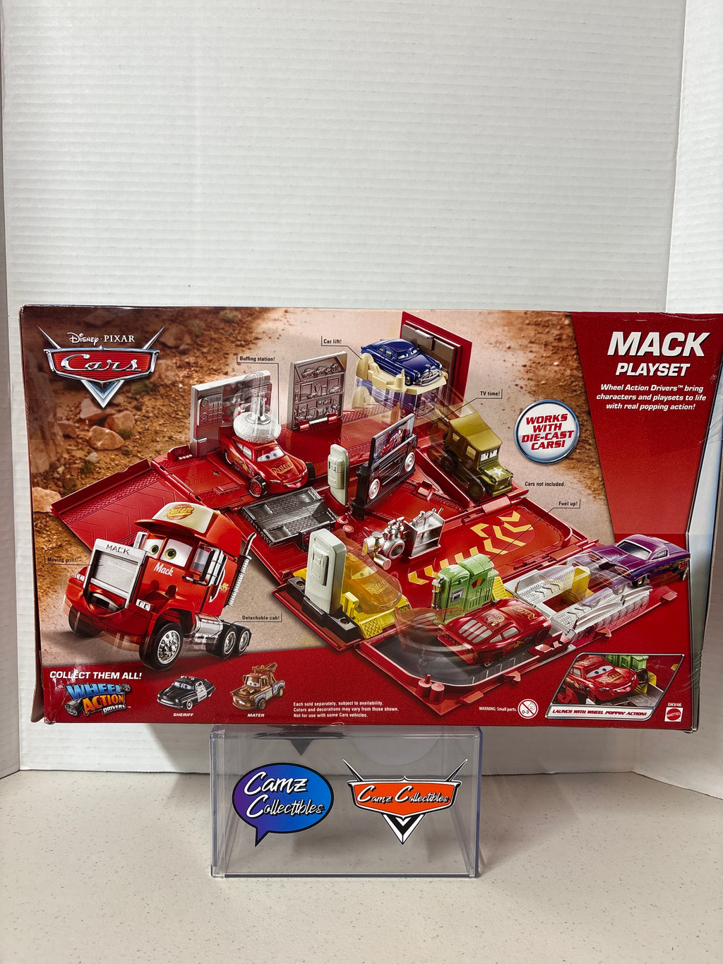 Disney Pixar Cars 2015 HTF Mack Playset Wheel Action Drivers 5+ play areas