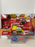 Disney Pixar Cars 2015 HTF Mack Playset Wheel Action Drivers 5+ play areas