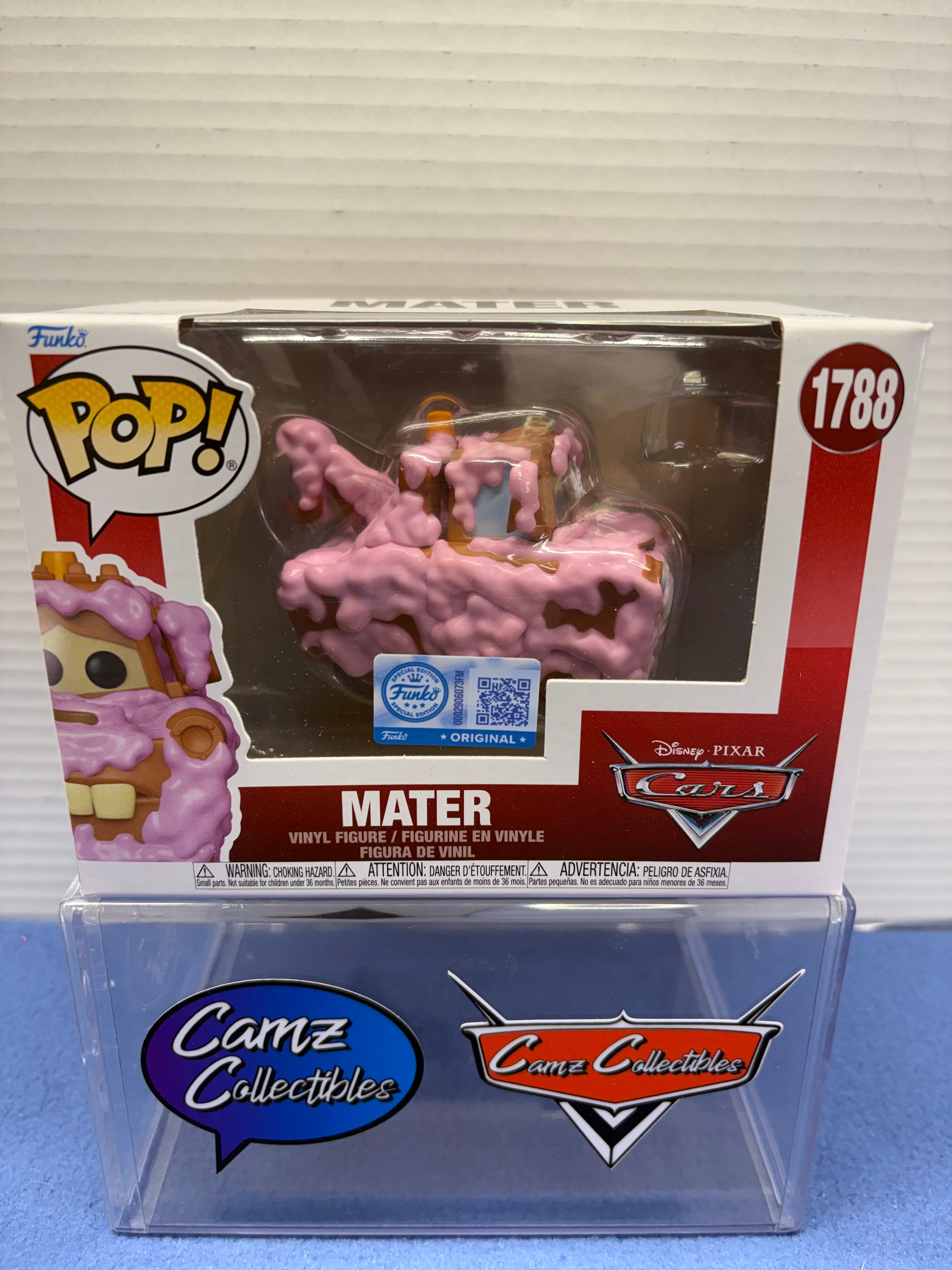 Funko Pop Disney Pixar Cars Mater Bubbles #1788 (Funko shop exclusive)