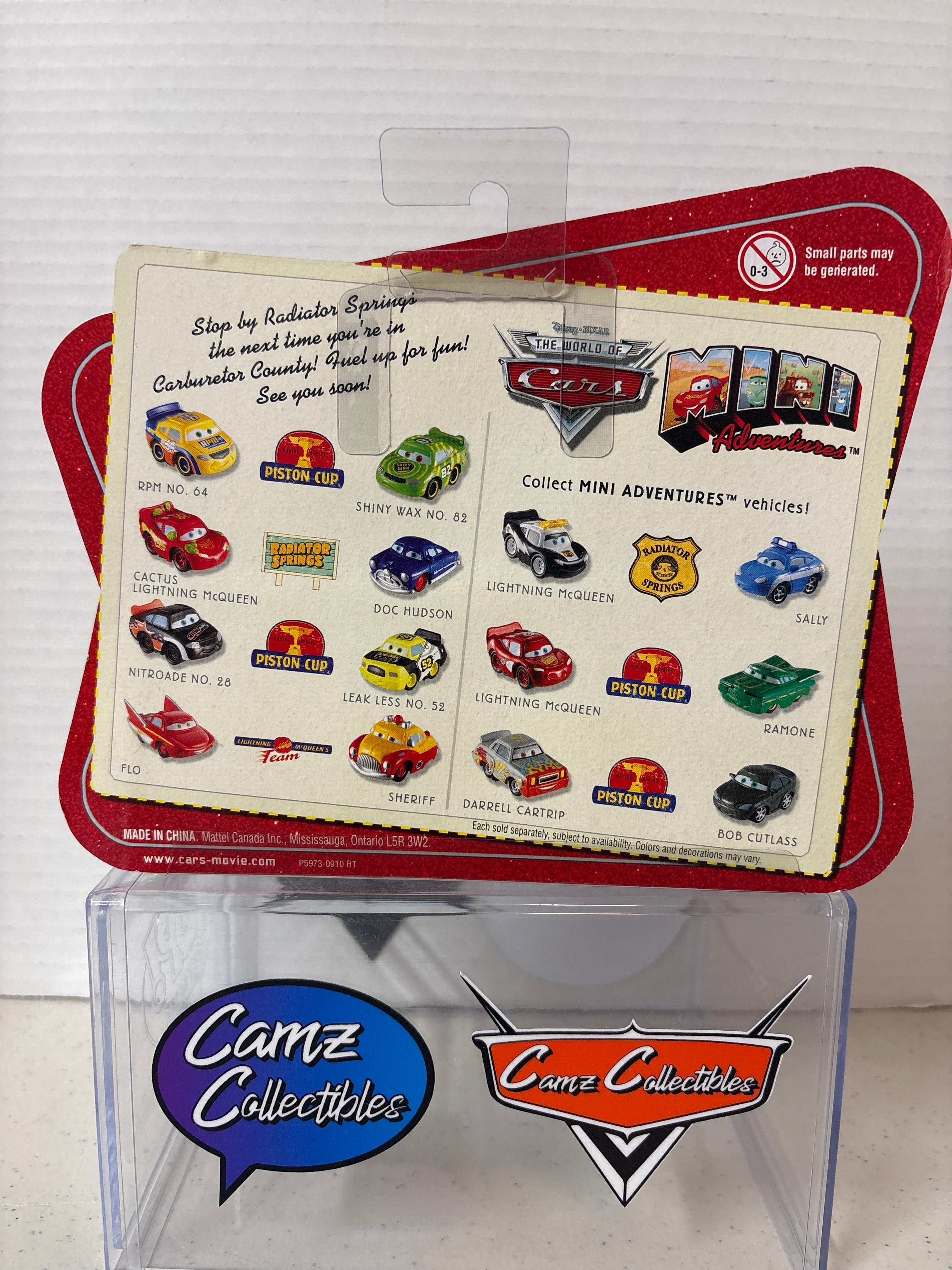 Disney Pixar Cars Mini Adventures Cactus Lightning McQueen & Doc Hudson