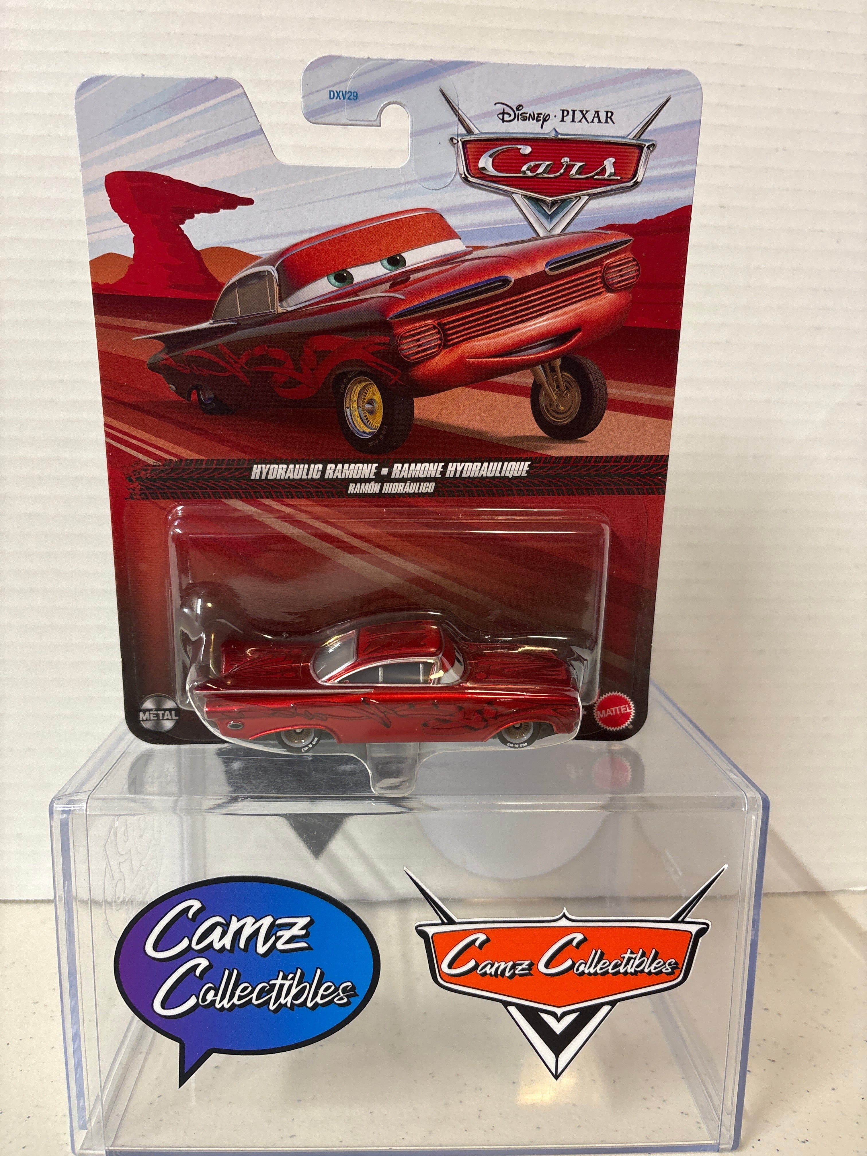 Disney Pixar Cars Hydraulic Ramone 2026 release on 2021 metal card case 95FE