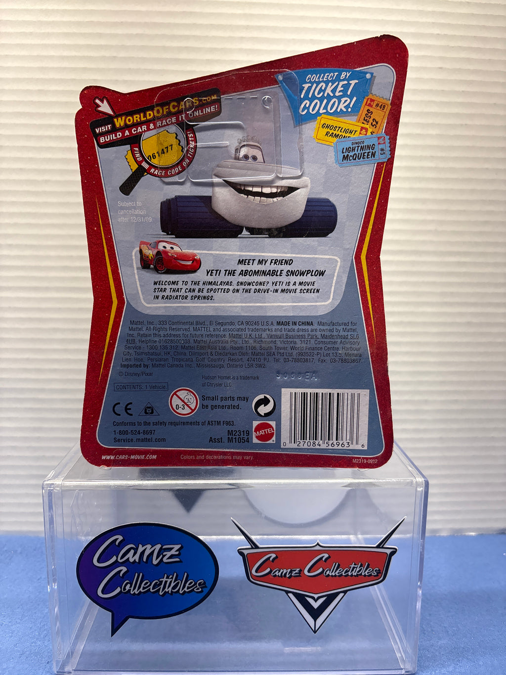 Disney Pixar Cars World of Cars Race o Rama Pit Crew Member Fabulous Hudson Hornet #33