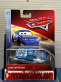 Disney Pixar Cars Carl Clutchen #15 Easy Idle on Piston Cup Racers card VHTF