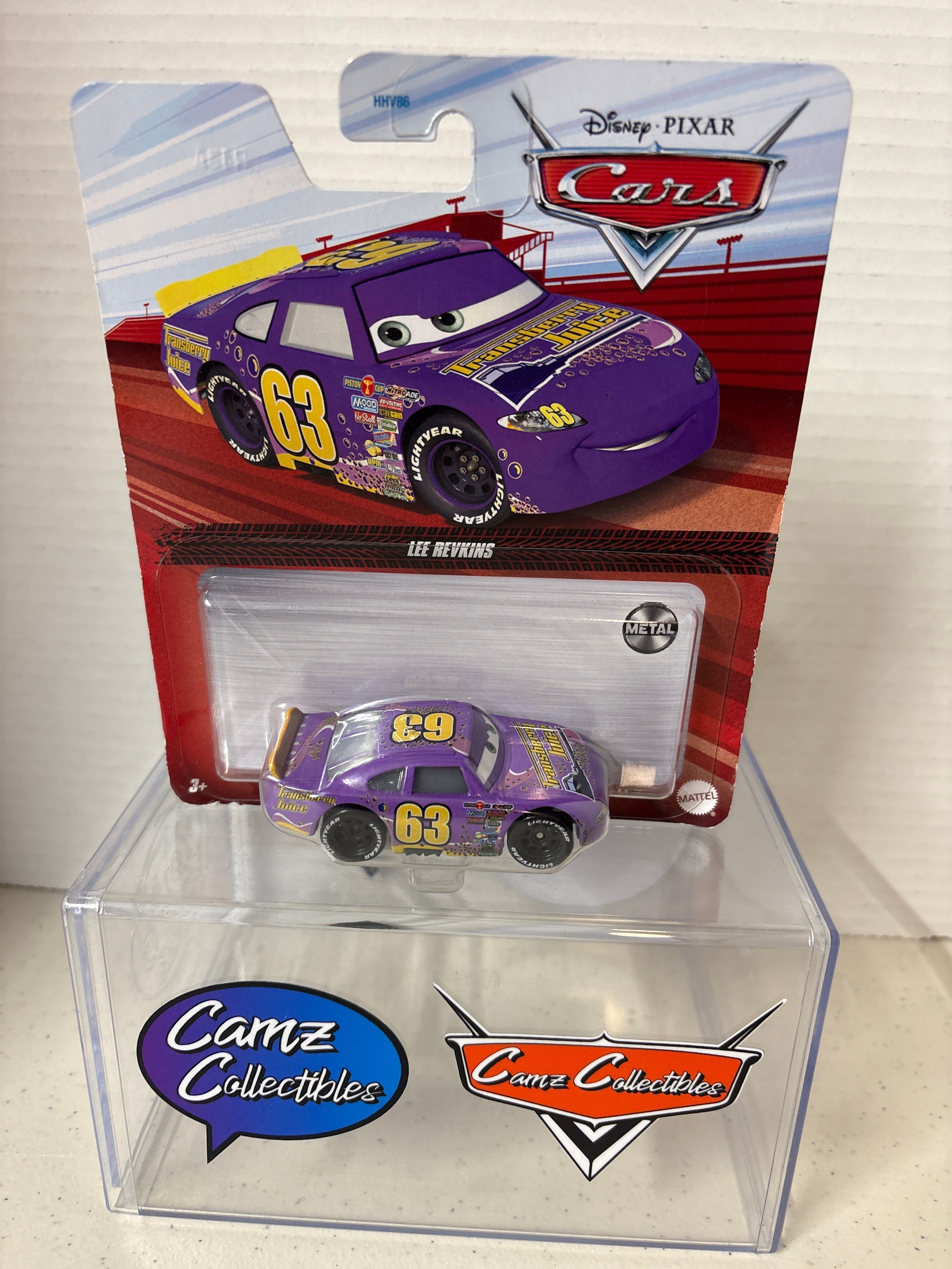 Disney Pixar Cars Lee Revkins #63 Metal