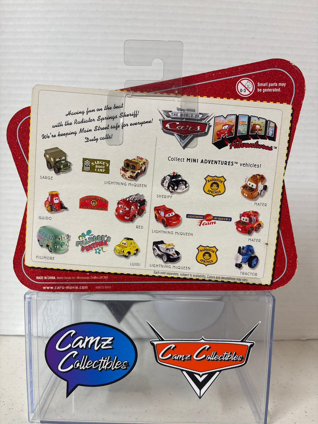 Disney Pixar Cars Mini Adventures Radiator Springs Lightning McQueen & Tractor