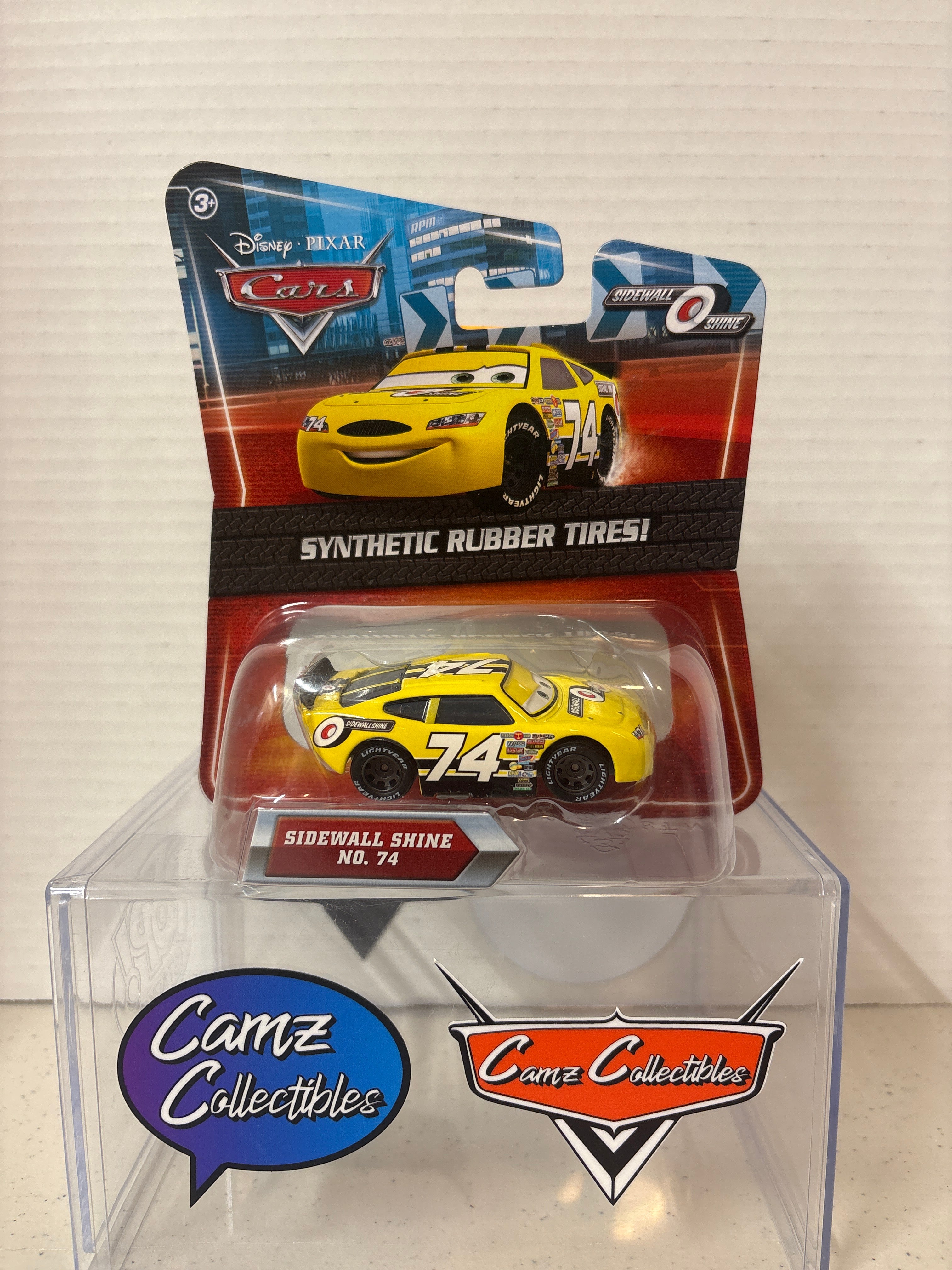 Disney Pixar Cars Synthetic Rubber Tires Sidewall Shine #74