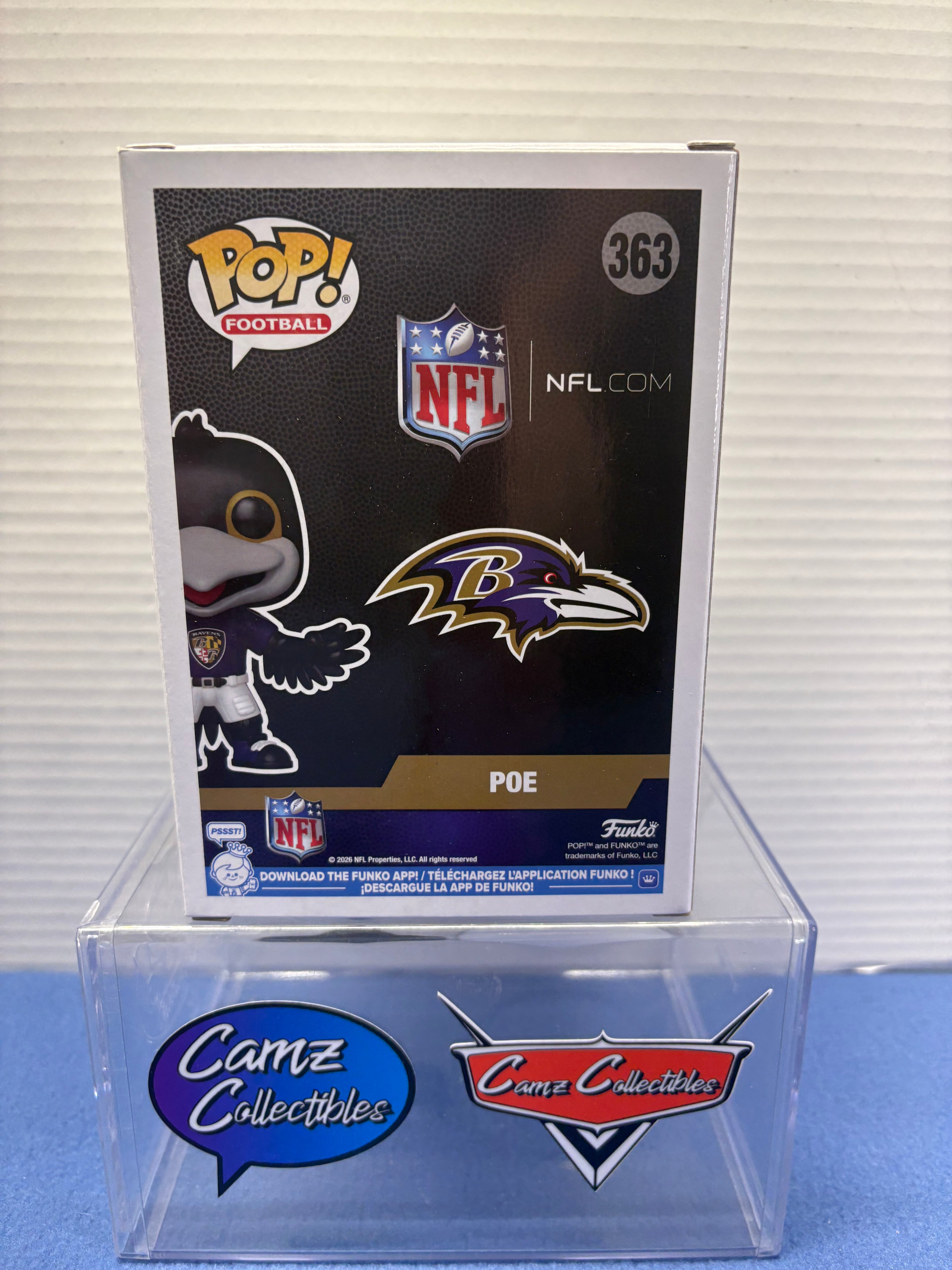 Funko Pop NFL Mascot Baltimore Ravens Poe #363