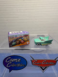 Disney Pixar Cars Race to Celebrate Mini Racers Flo (Box #36)