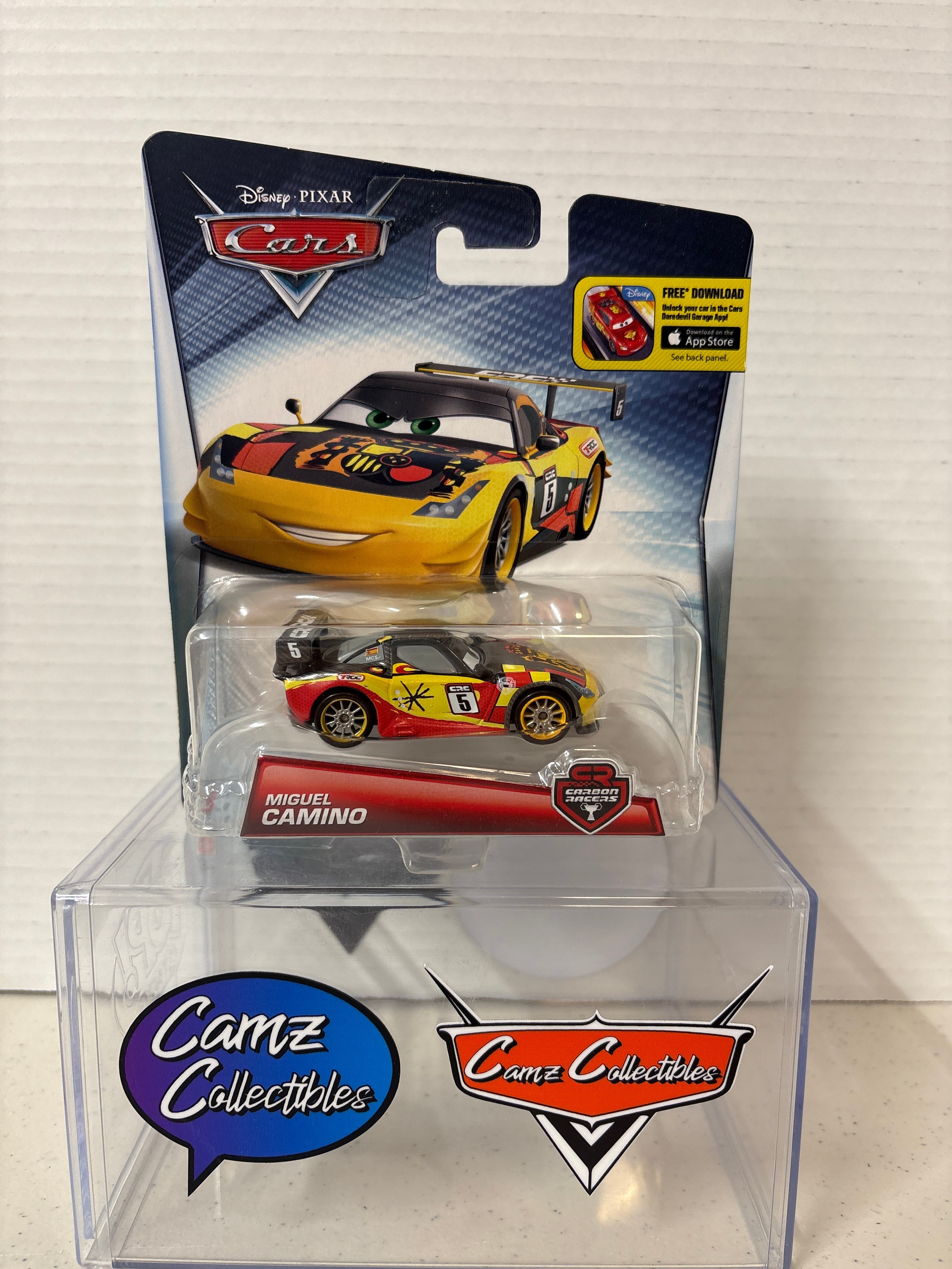 Disney Pixar Cars Miguel Camino Carbon Racer