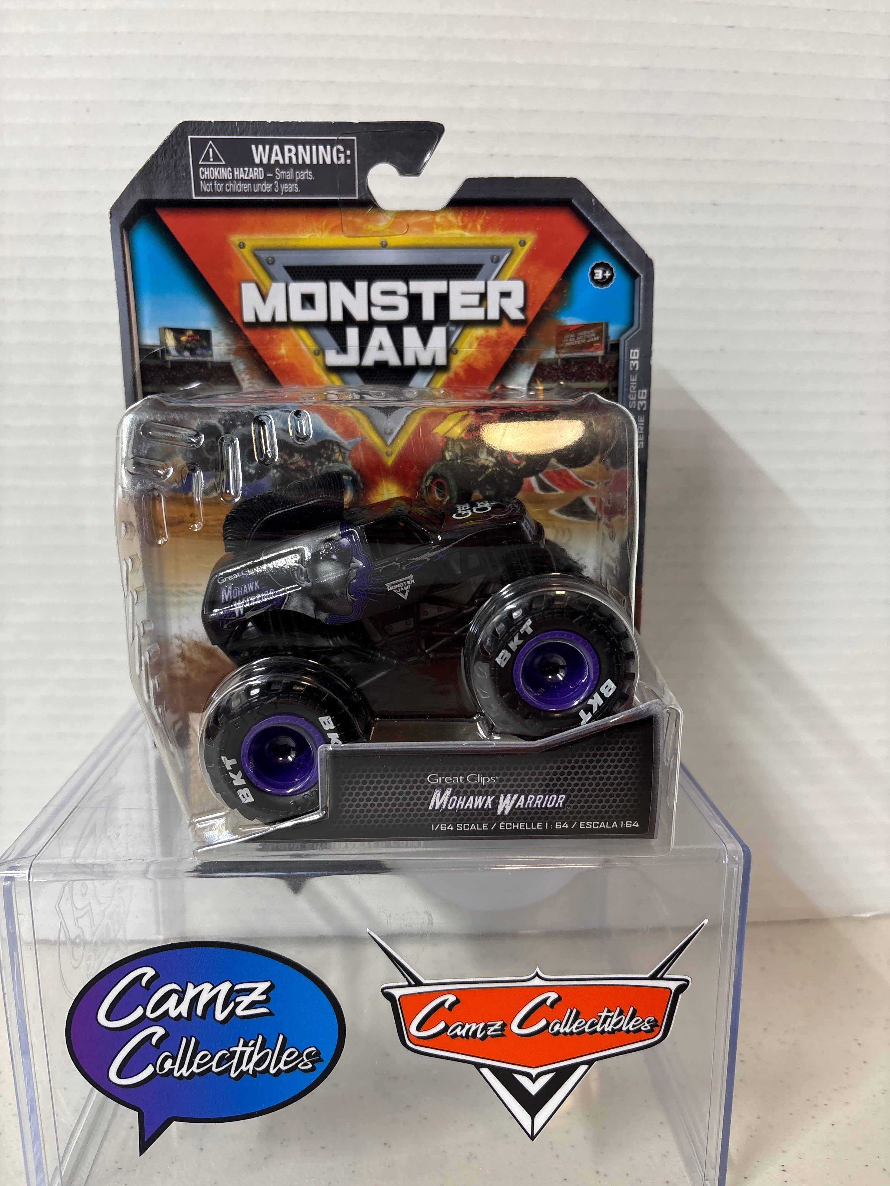 Monster Jam Great Clips Mohawk Warrior  Series 36