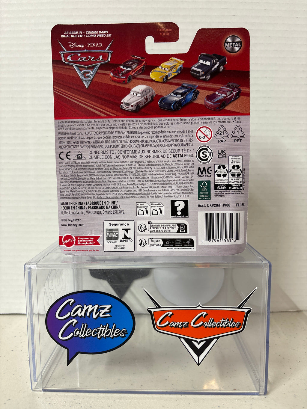 Disney Pixar Cars 2026 case 95FG release on 2021 Metal card Mater with 95 Hat VHTF