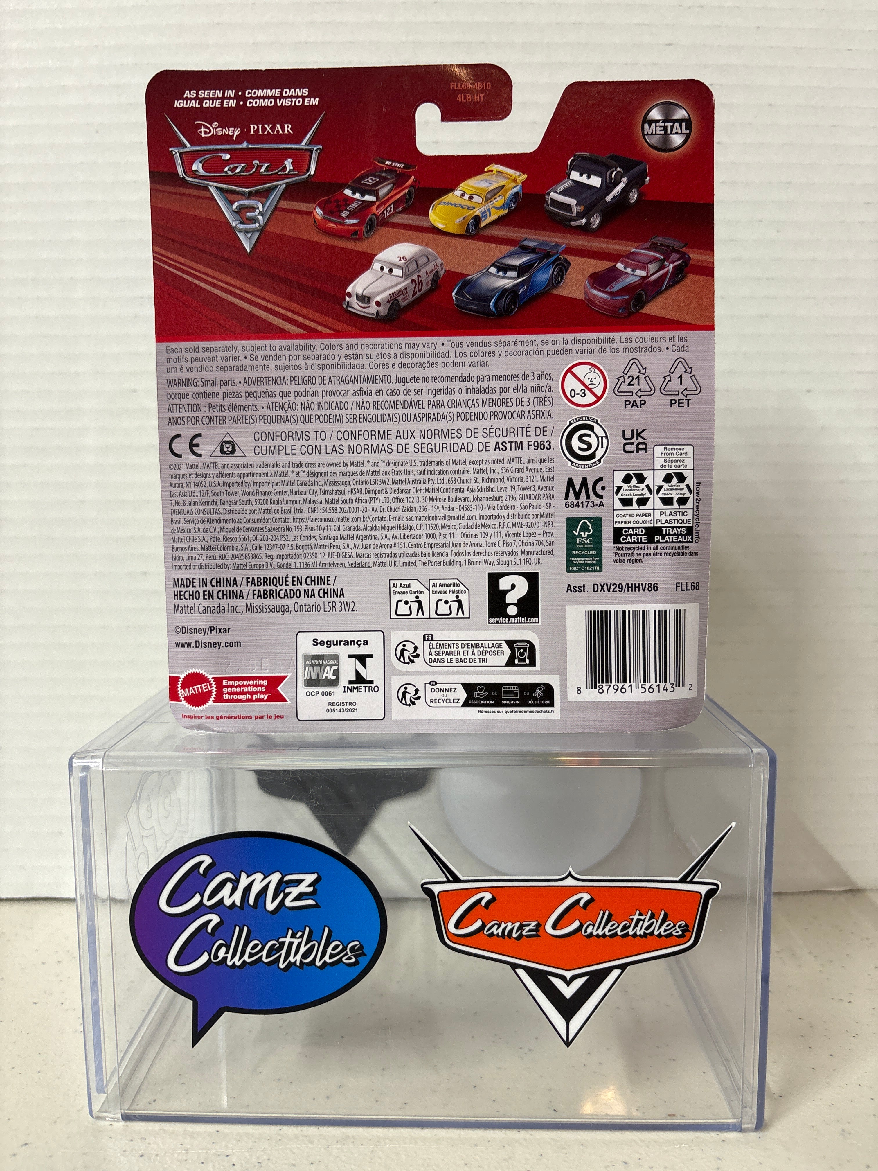 Disney Pixar Cars 2026 case 95FG release on 2021 Metal card Mater with 95 Hat VHTF