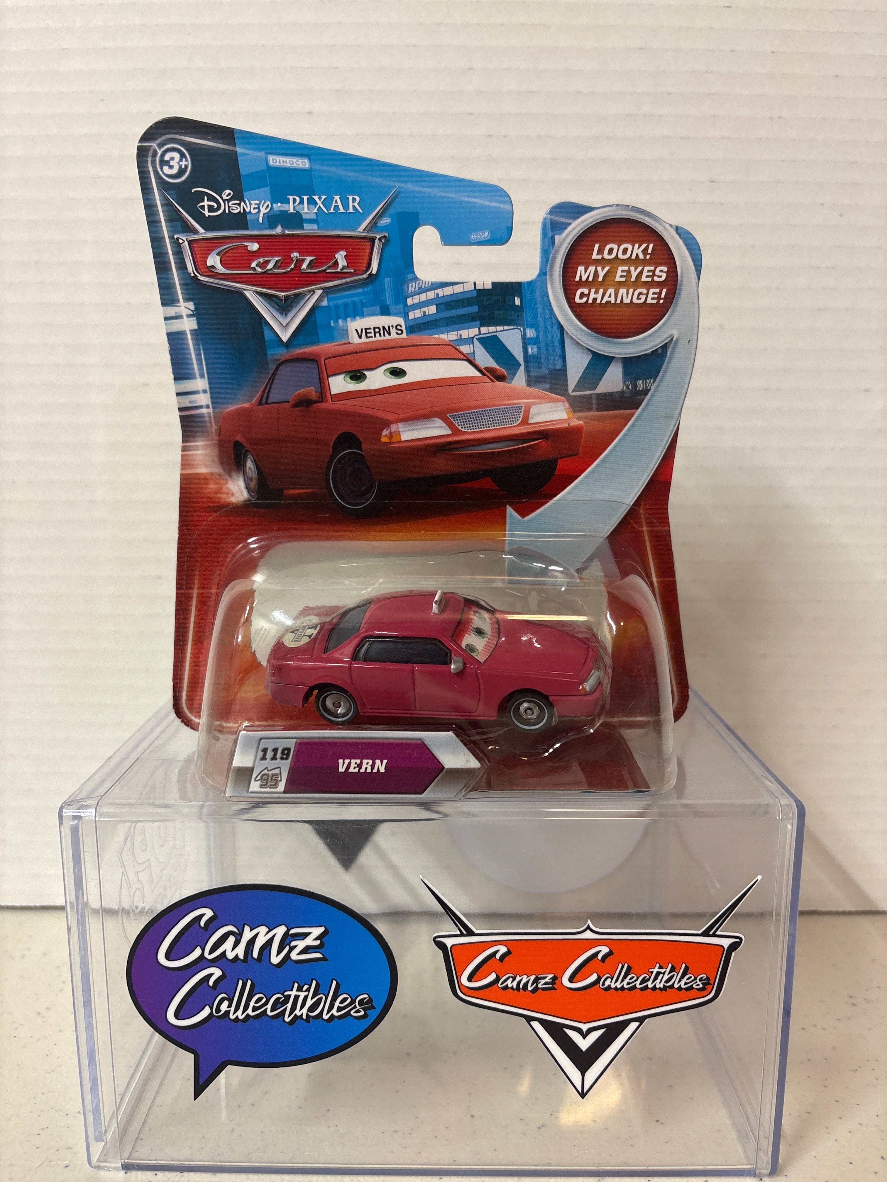 Disney Pixar Cars World of Cars Lenticular Eyes Vern #119