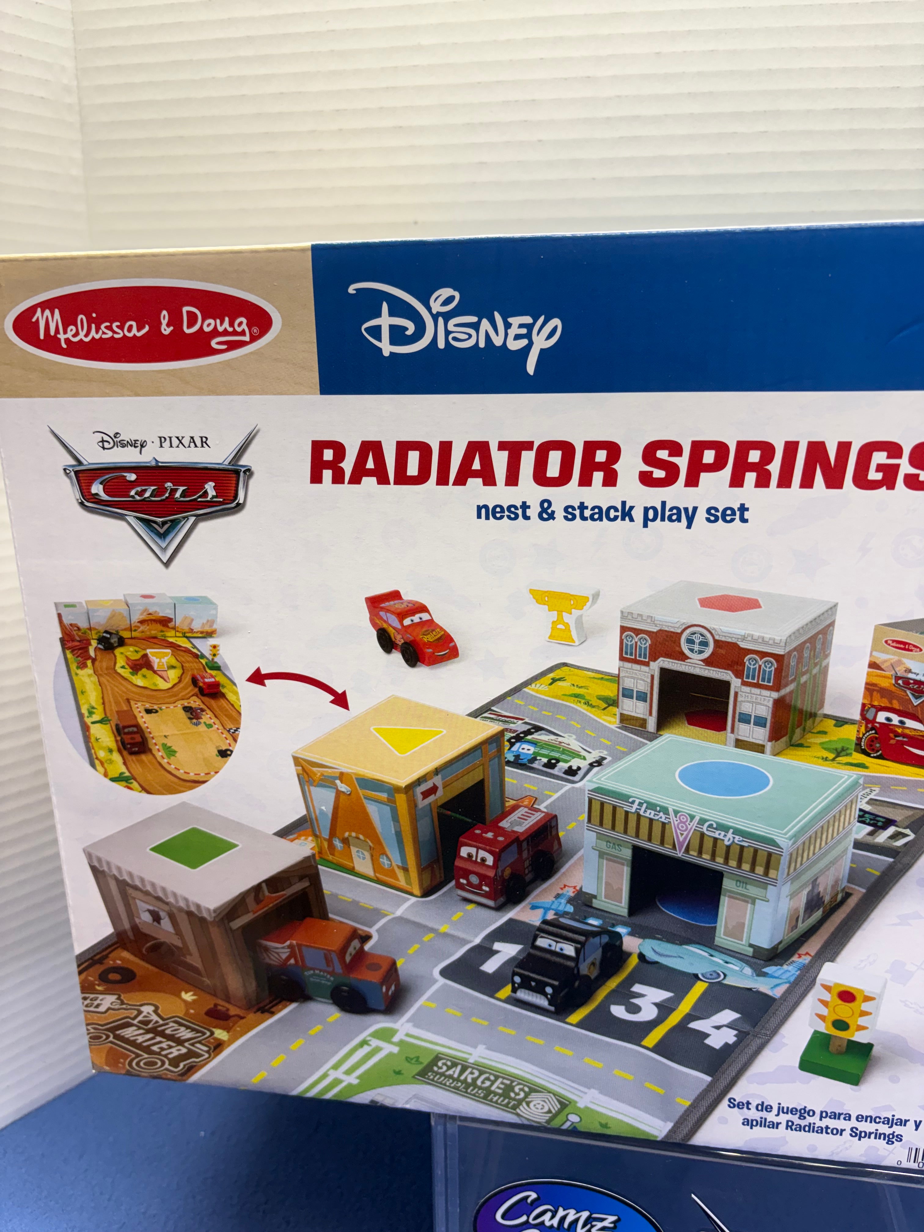 Disney Pixar Cars Melissa & Doug Radiator Springs 12 piece nest & stack play set