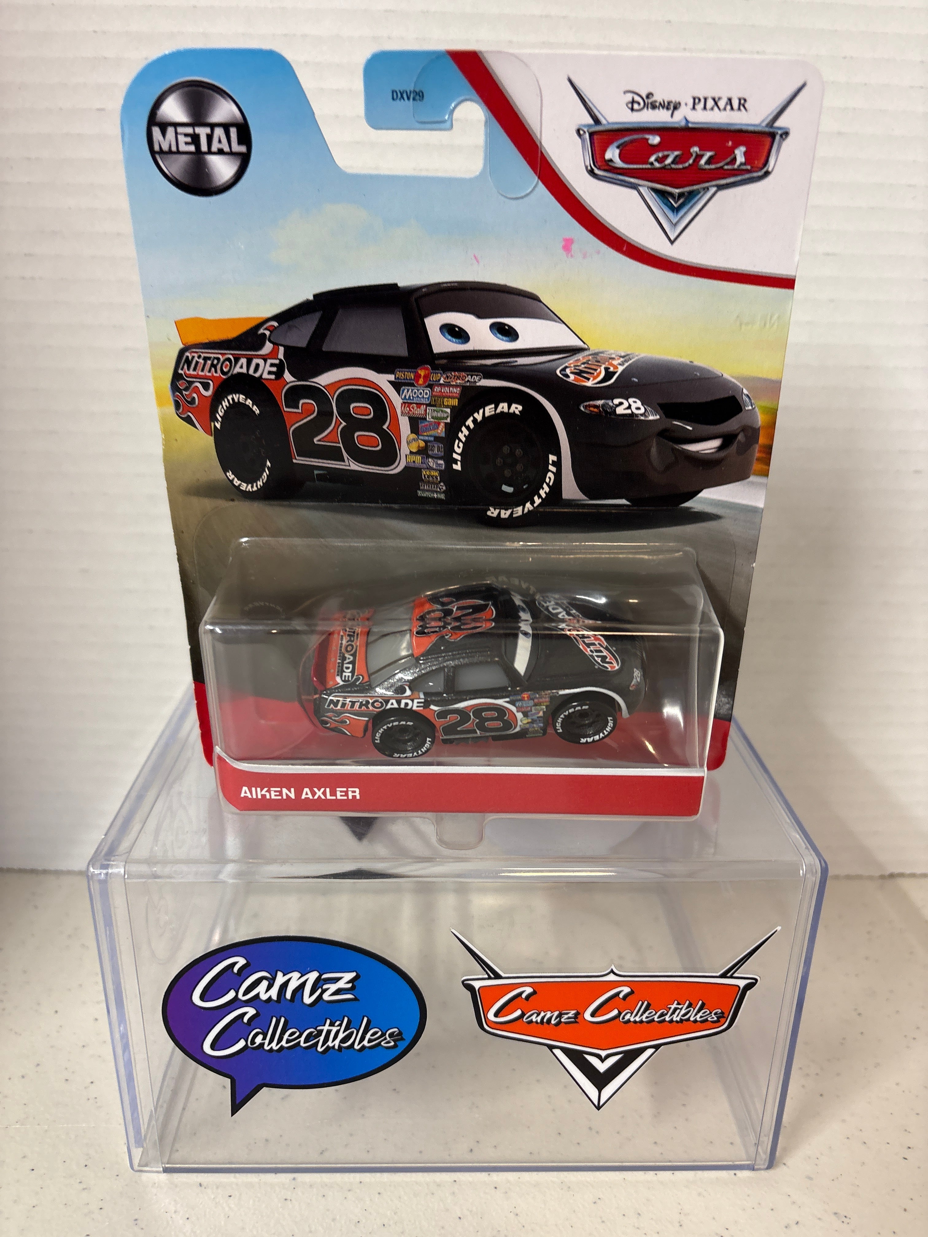 Disney Pixar Cars Aiken Axler #28 Metal