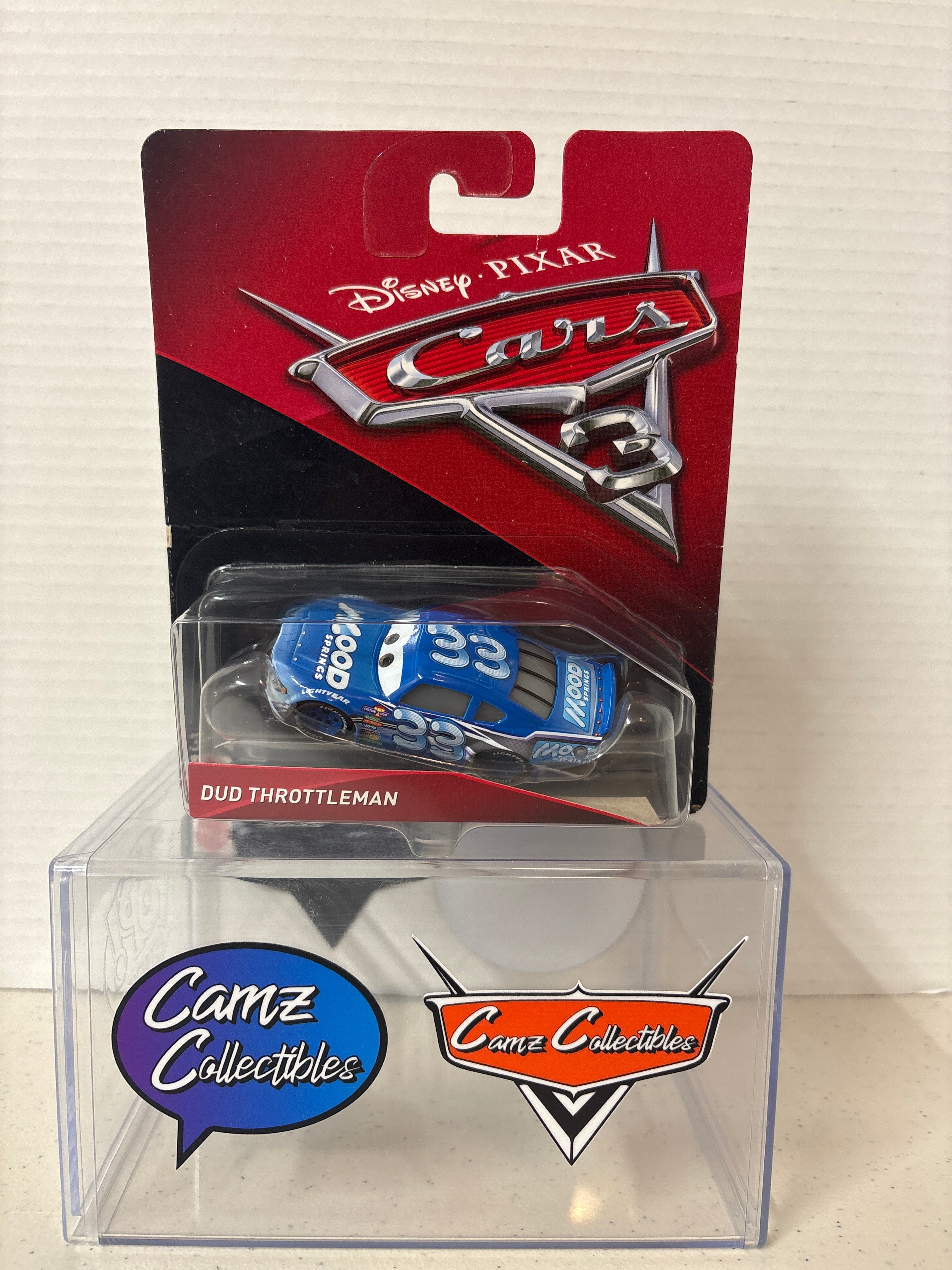 Disney Pixar Cars 3 Dud Throttleman Mood Springs