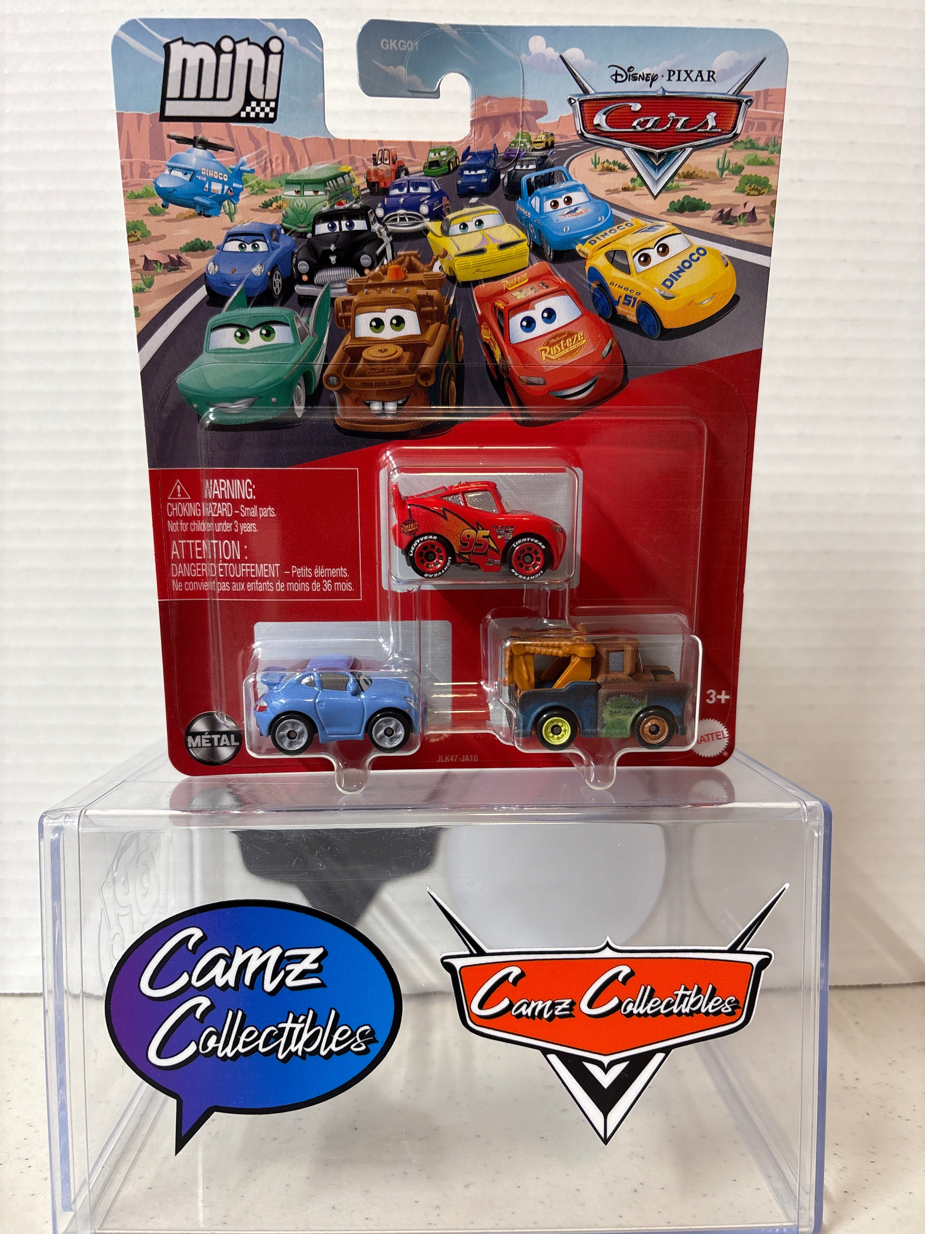 Disney Pixar Cars Mini Racers Lightning McQueen, Mater, Sally