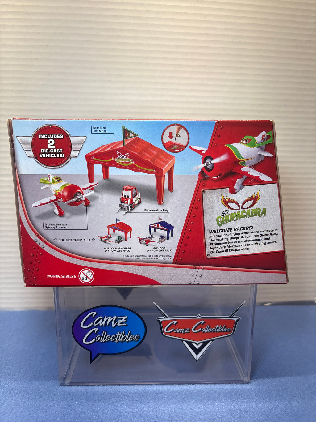Disney Planes El Chupacabra Pit Row Gift Pack - loose pitty in box. Box still sealed