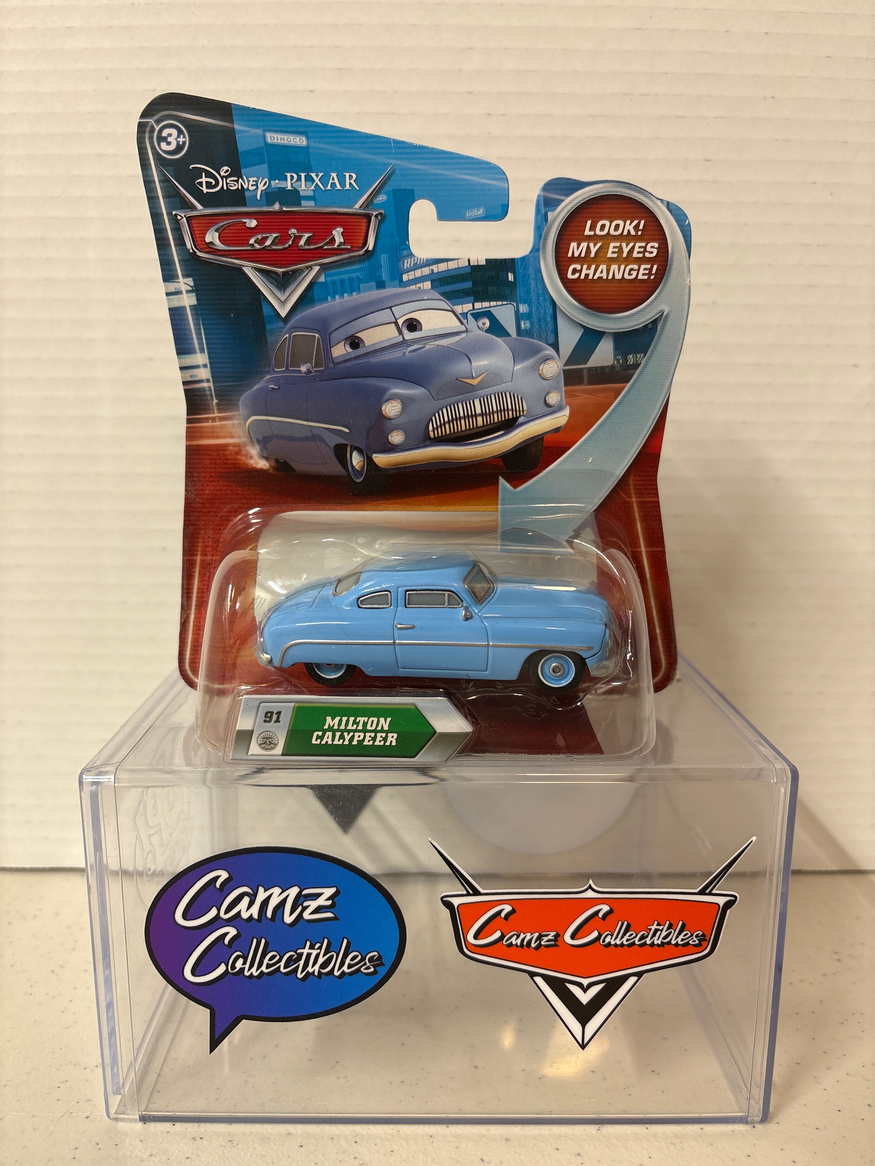 Disney Pixar Cars World of Cars Lenticular Eyes Milton Calypeer