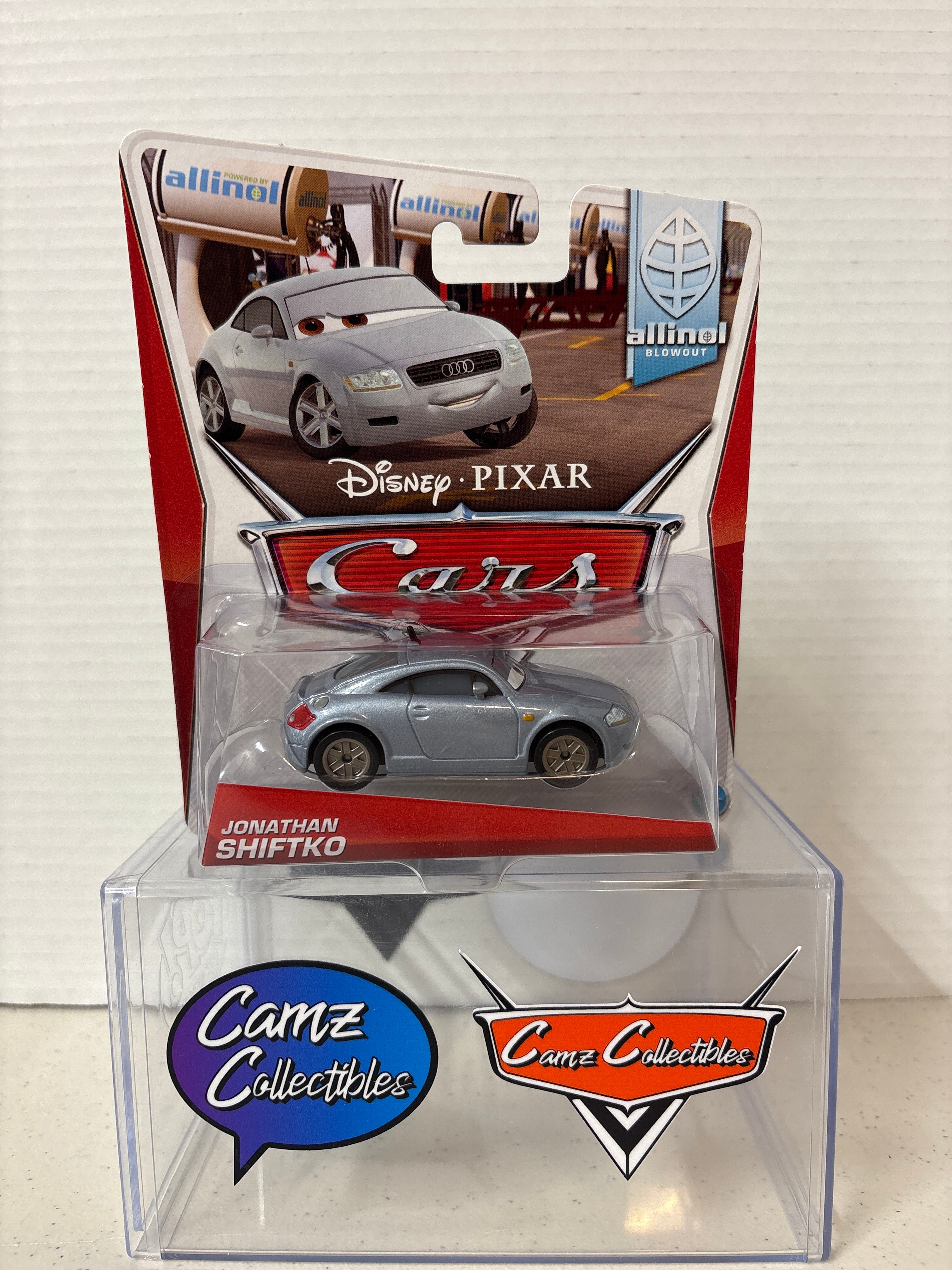 Disney Pixar Cars Jonathan Shiftko Allinol Blowout