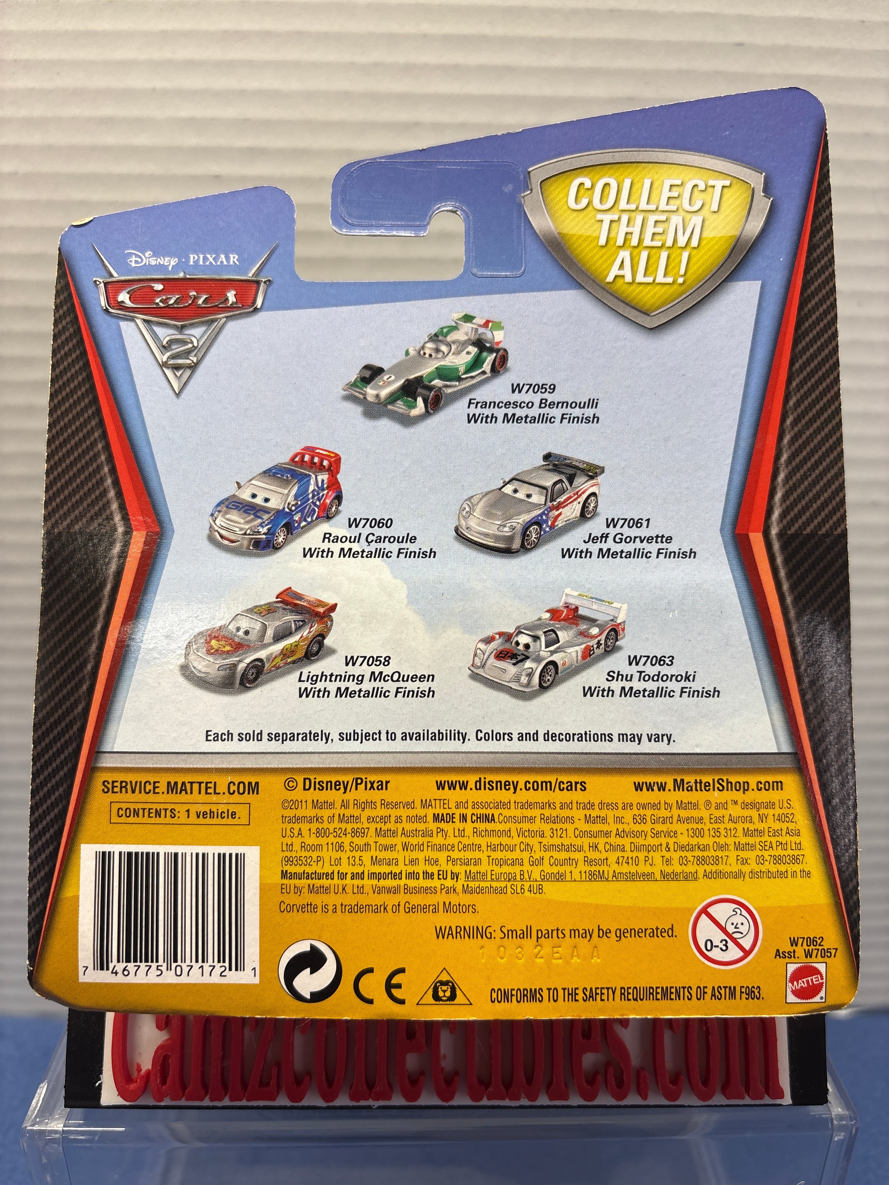 Disney Pixar Cars 2 Kmart Silver Series Carla Veloso with Metallic Finish