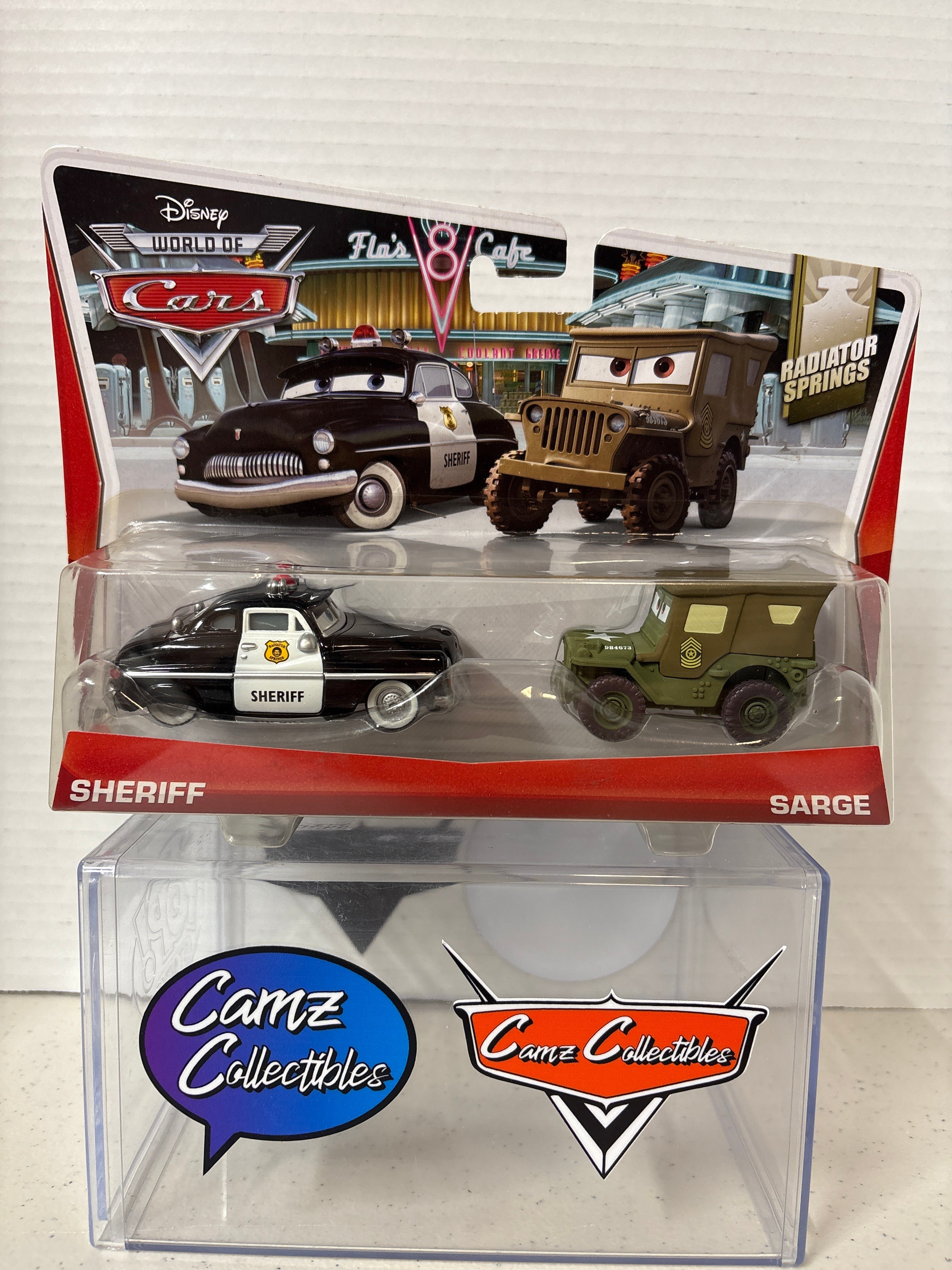 Disney Pixar Cars 2-pack Radiator Springs Sheriff & Sarge