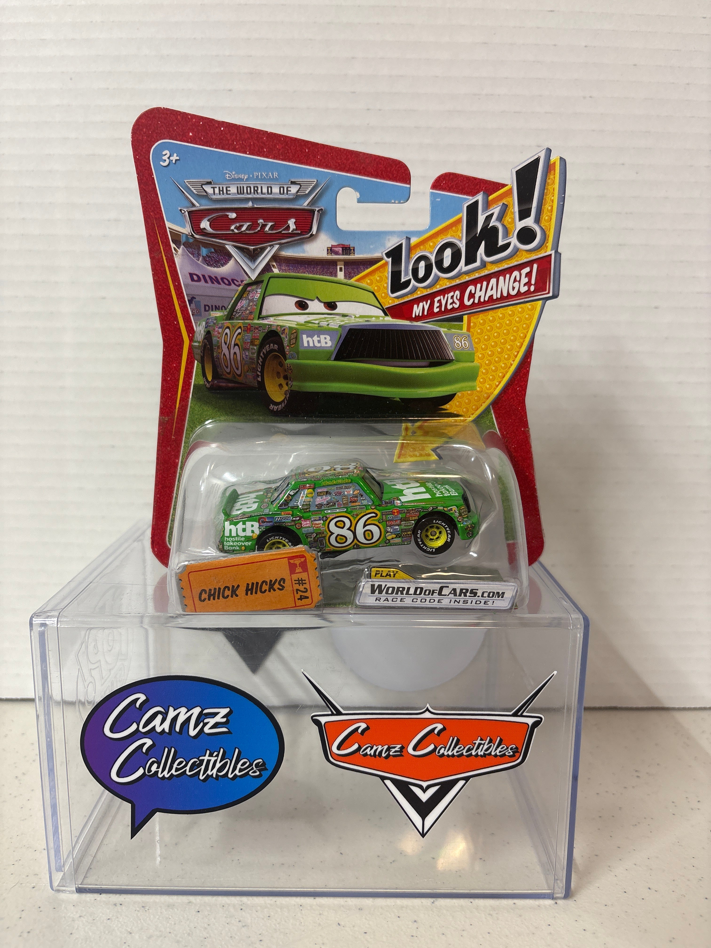 Disney Pixar Cars World of Cars Lenticular Eyes Chick Hicks #24