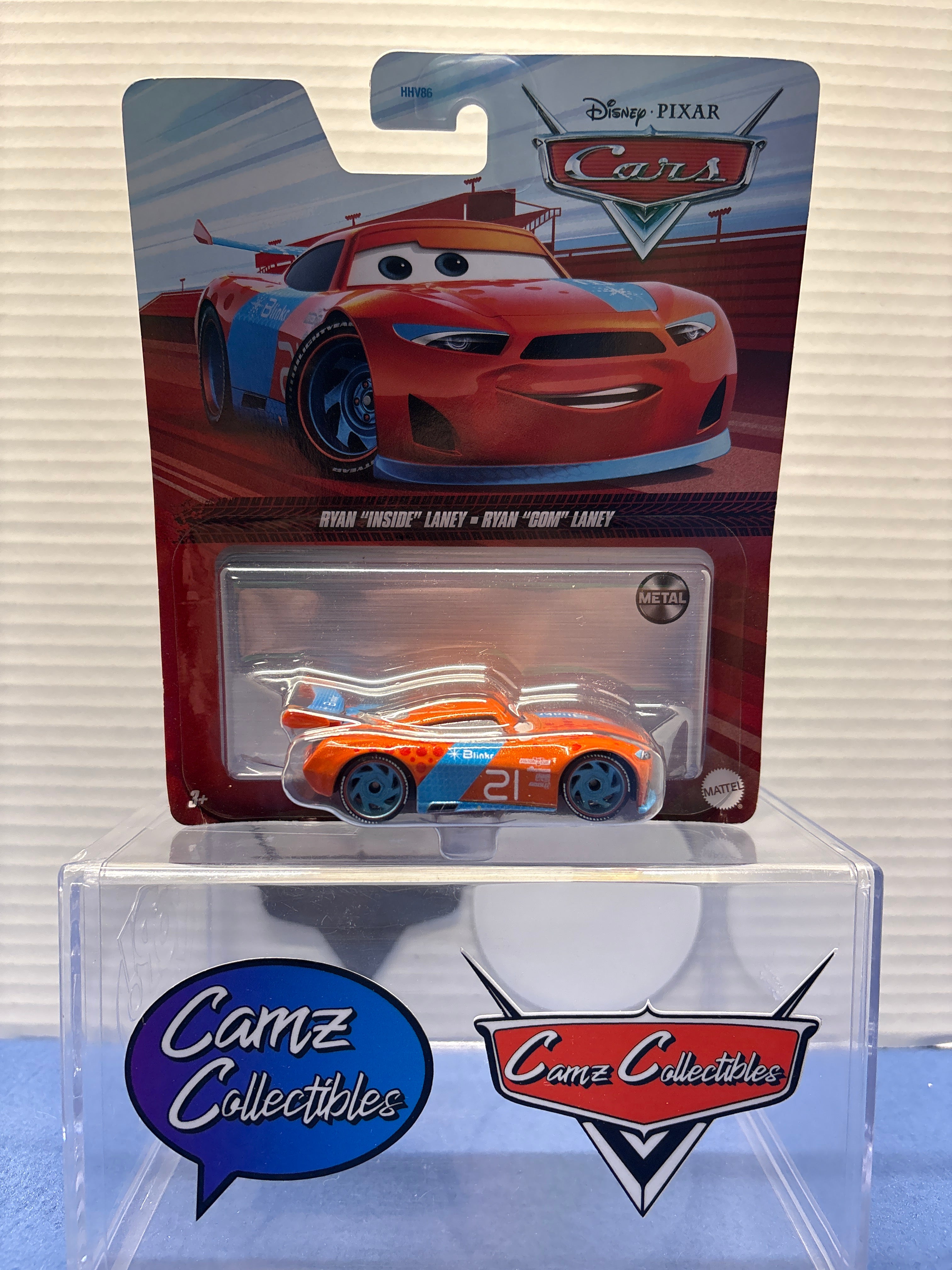 Disney Pixar Cars Ryan "Inside" Laney 2022 Metal card