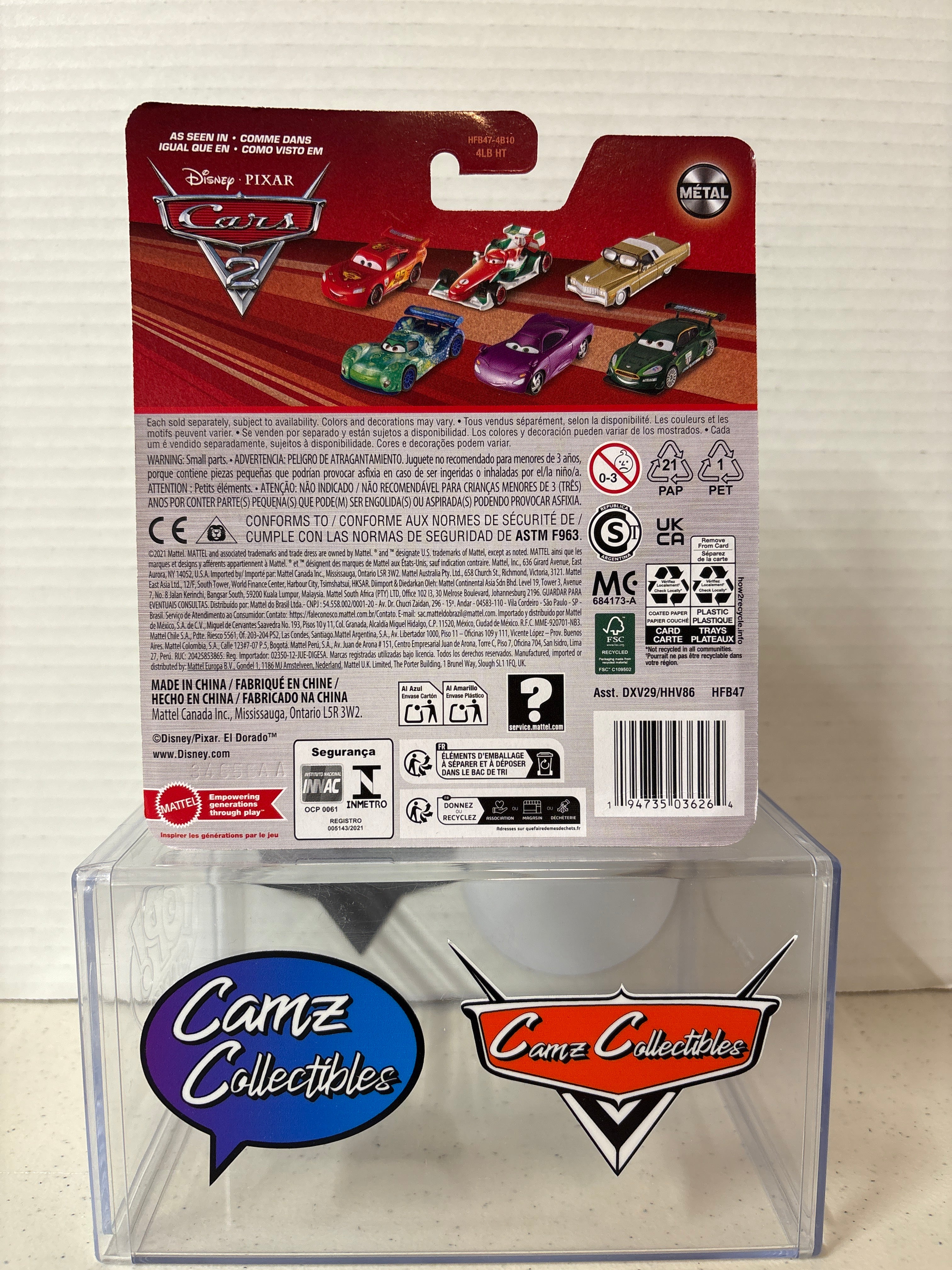 Disney Pixar Cars Mater with Balloon 2026 release on 2021 metal card
