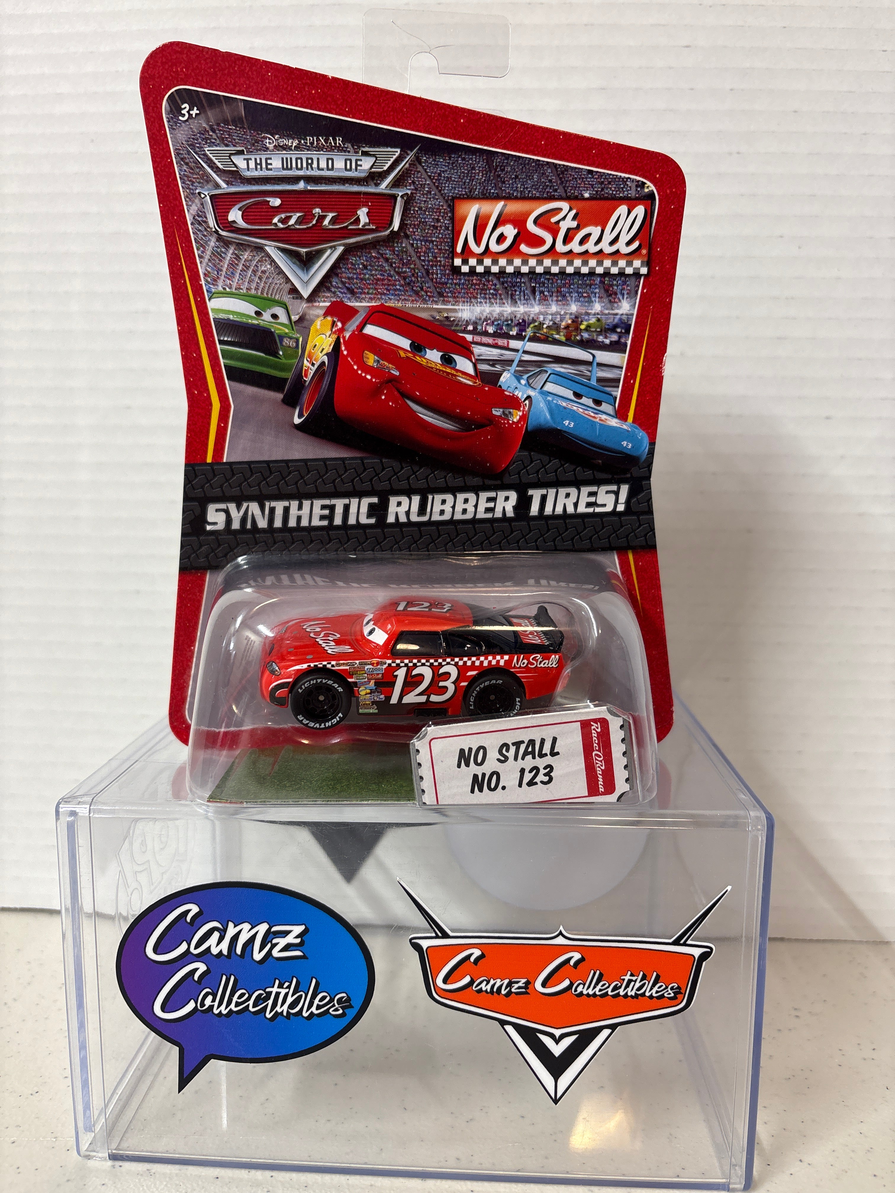 Disney Pixar Cars World of Cars Synthetic Rubber Tires No Stall #123