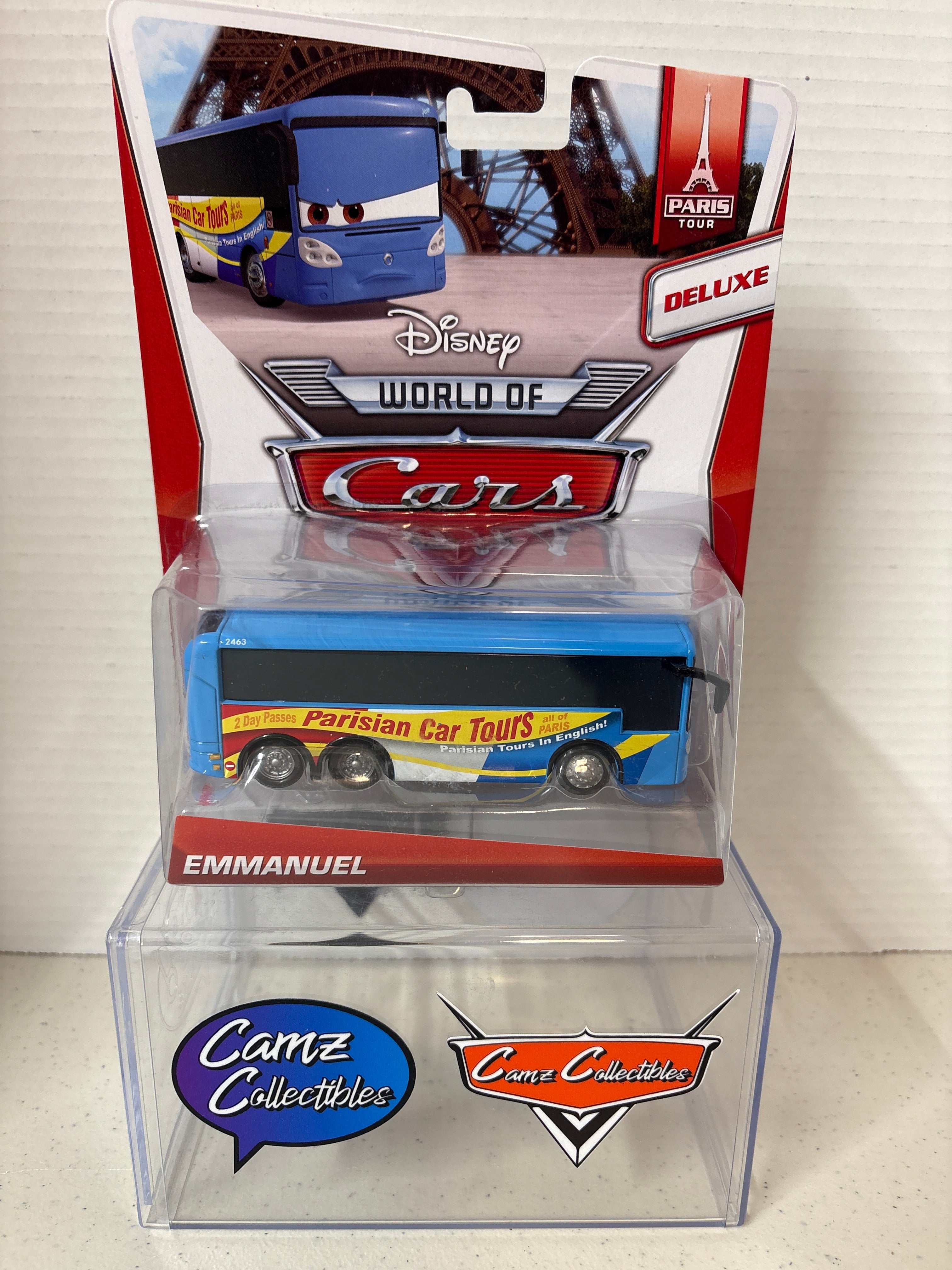 Disney Pixar Cars World of Cars Paris Tour Emmanuel Deluxe