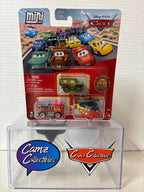 Race & Rescue Mini Racer 3 Pack Sarge, Red, Kathy Copter
