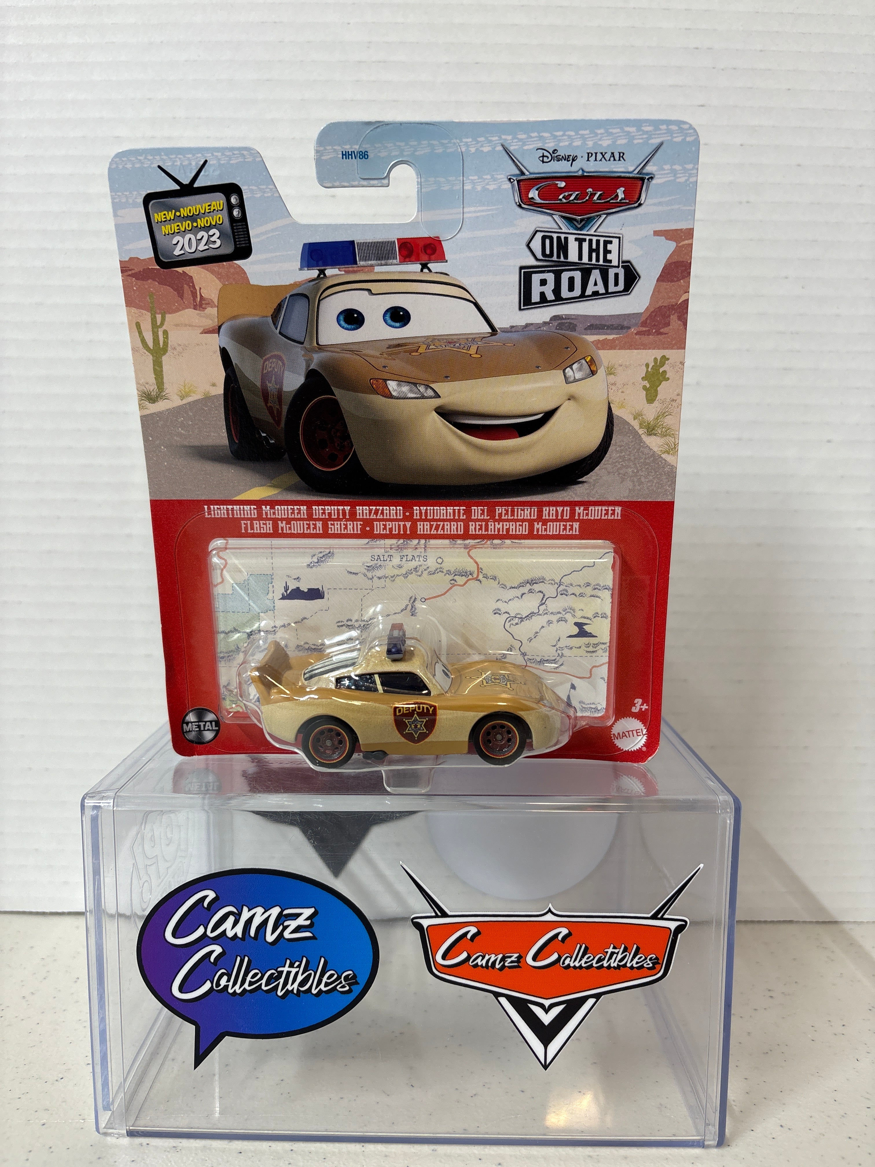 Disney Pixar Cars On The Road Lightning McQueen Deputy Hazard
