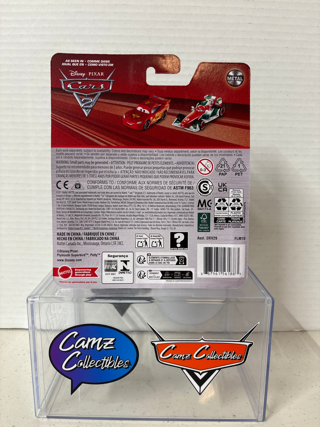 Disney Pixar Cars 2026 case 95FG release on 2021 Metal card Francesco Bernoulli