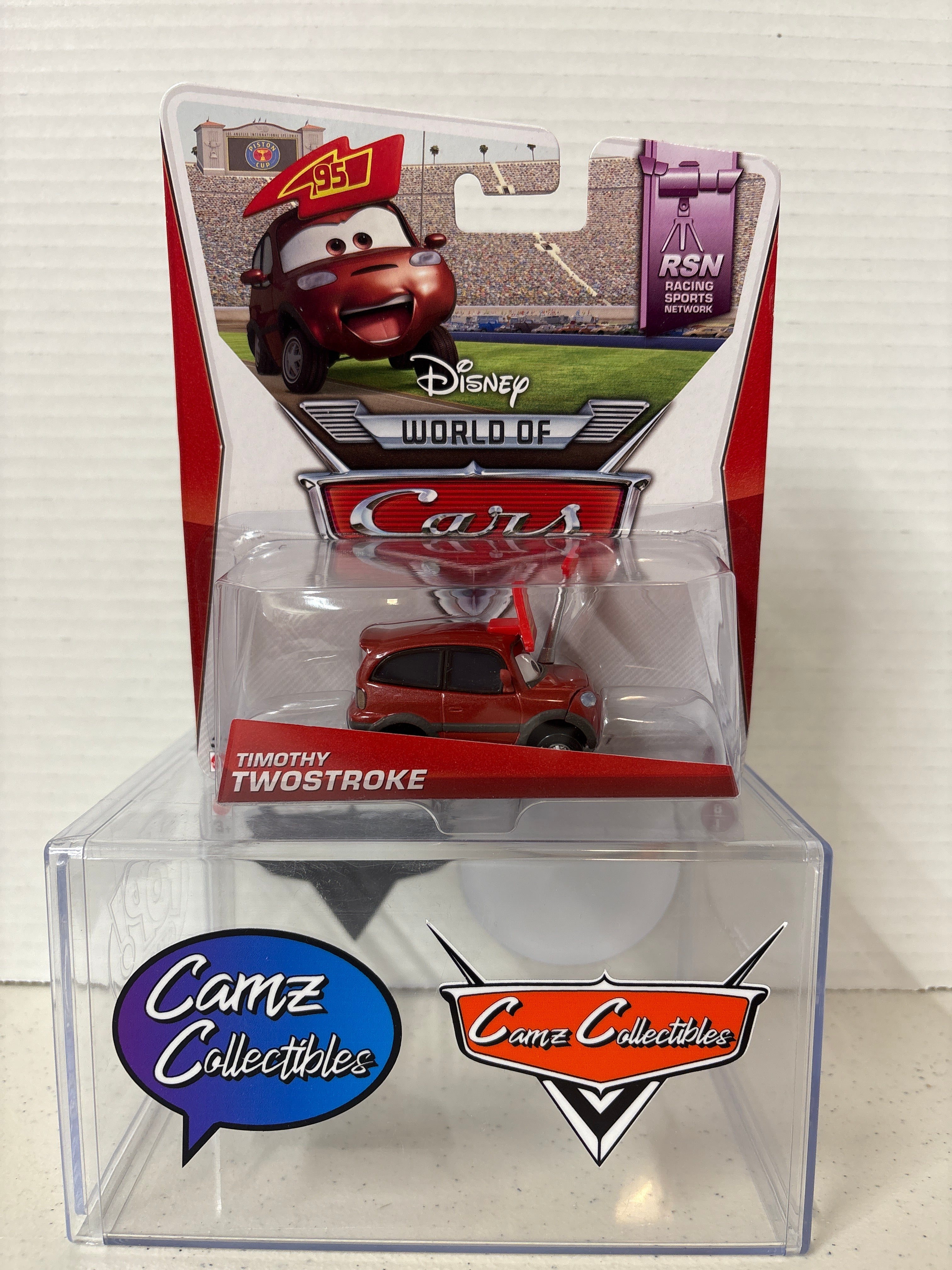 Disney Pixar Cars World of Cars Timothy Twostroke RSN