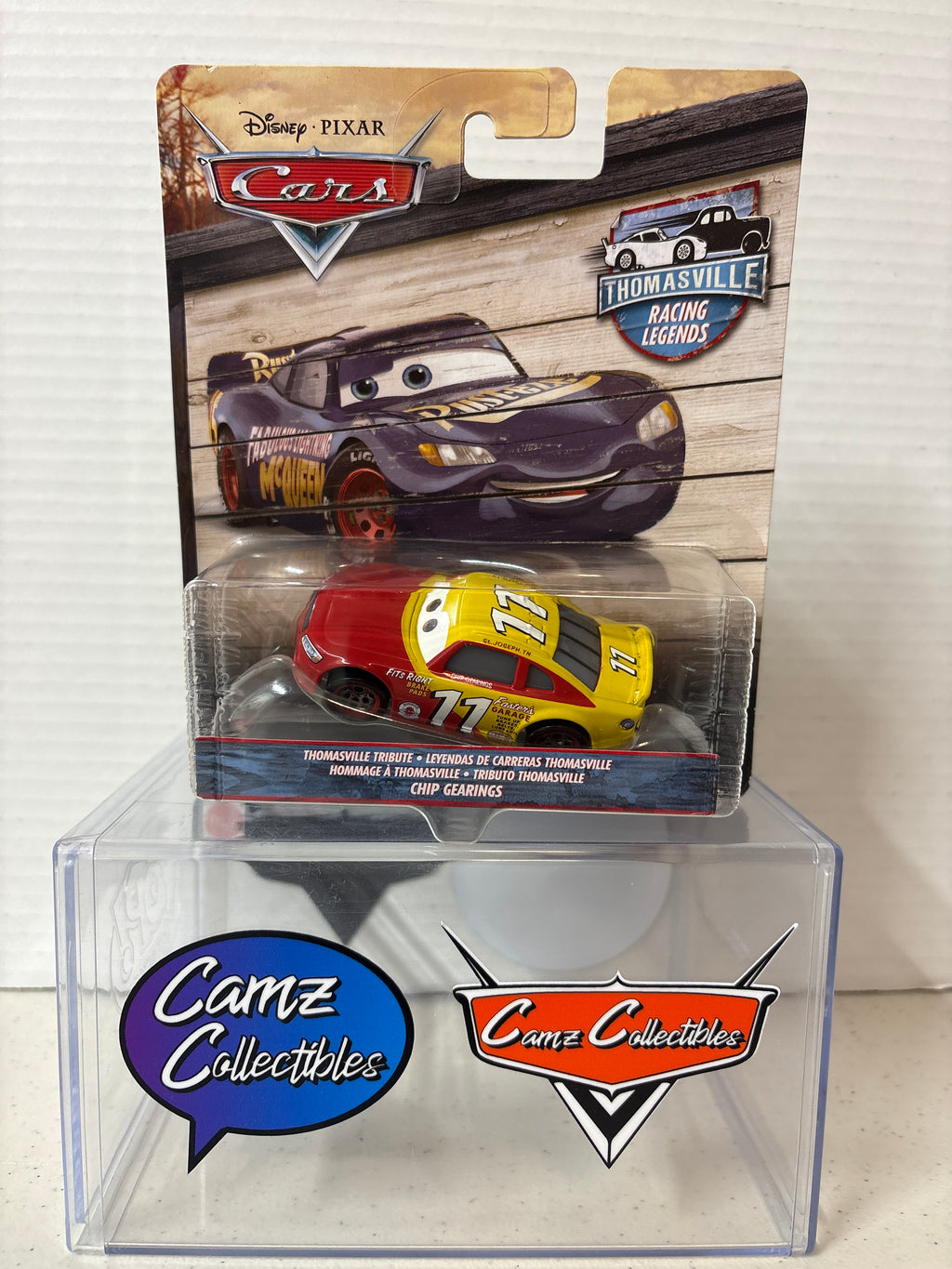 Disney Pixar Cars Thomasville Racing Legends Chip Gearings