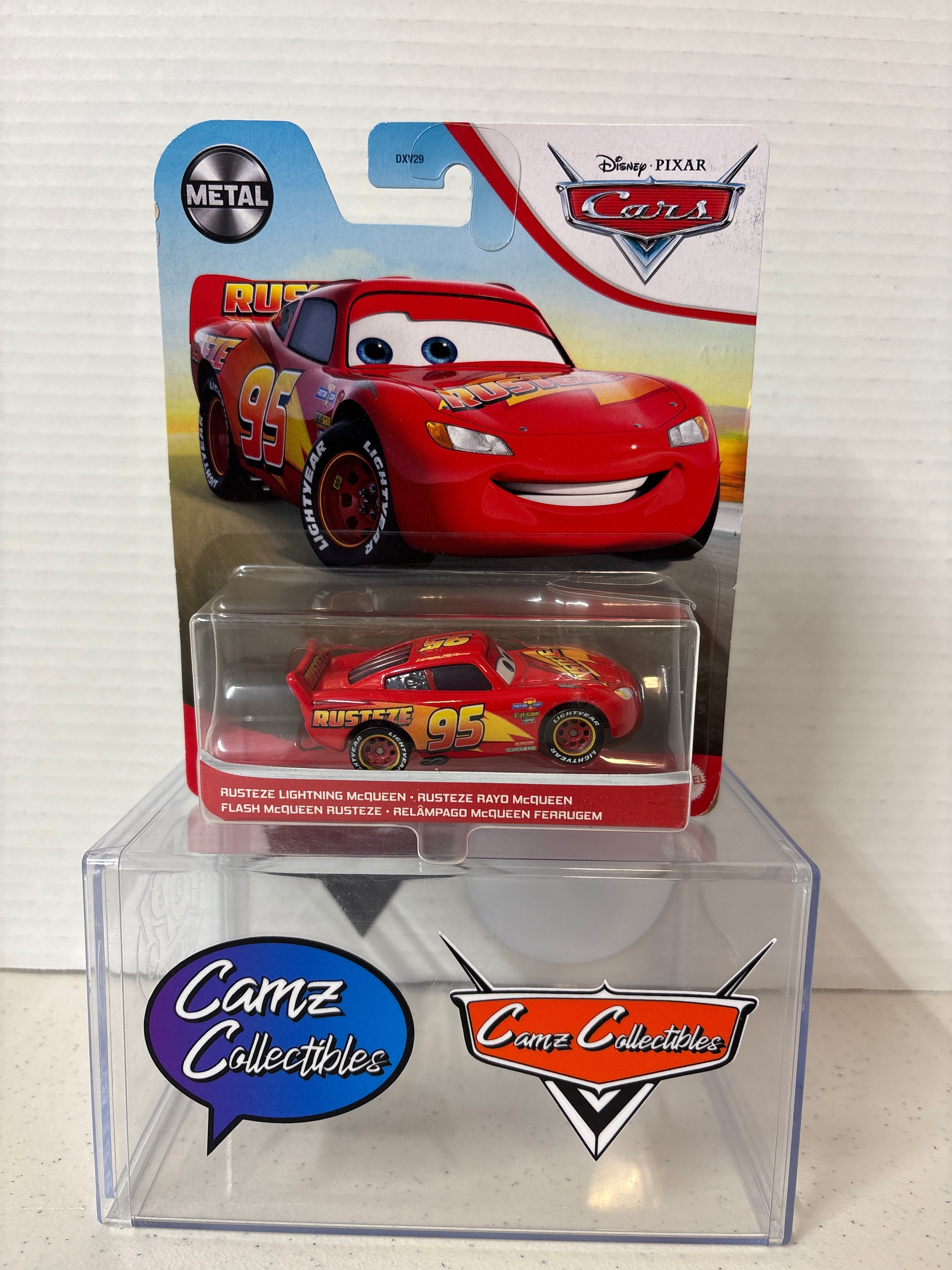 Disney Pixar Cars Rusteze Lightning McQueen Metal Series (cracked blister)