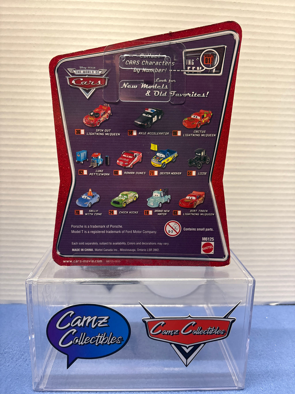 Disney Pixar Cars World of Cars Dexter Hoover 71