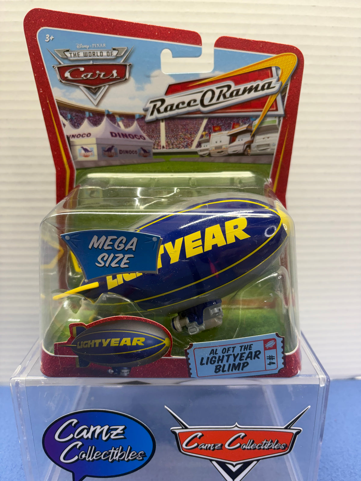 Disney Pixar Cars Race O Rama Mega Al Oft The Lightyear Blimp #4
