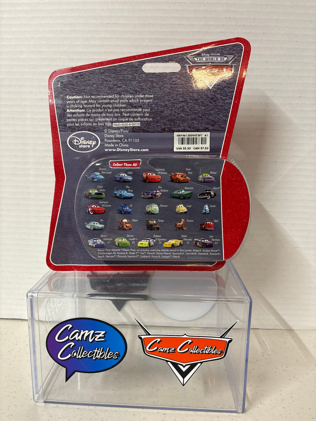 Disney Pixar Cars World of Cars Disney Store Darren Leadfoot #82 Shiny Wax