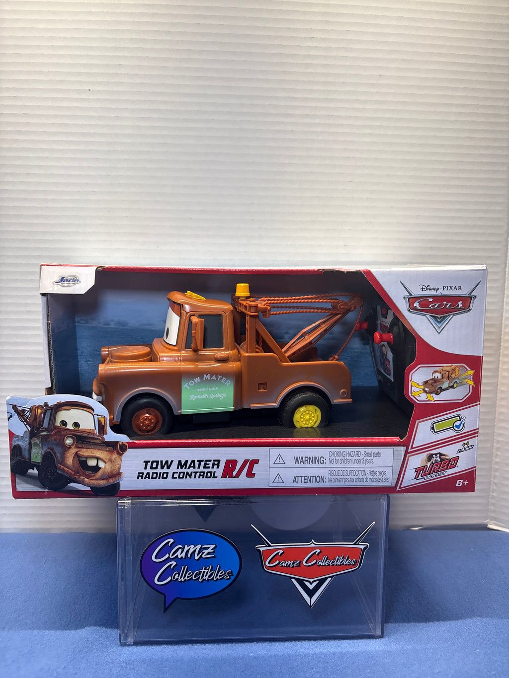 Disney Pixar Cars Jada Toys 1:24 Tow Mater RC Radio Control Car