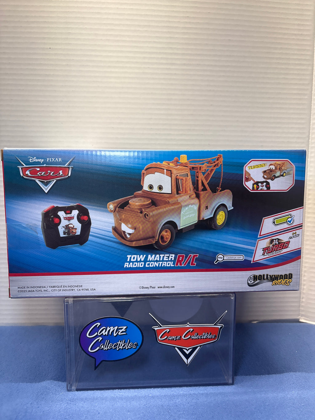 Disney Pixar Cars Jada Toys 1:24 Tow Mater RC Radio Control Car