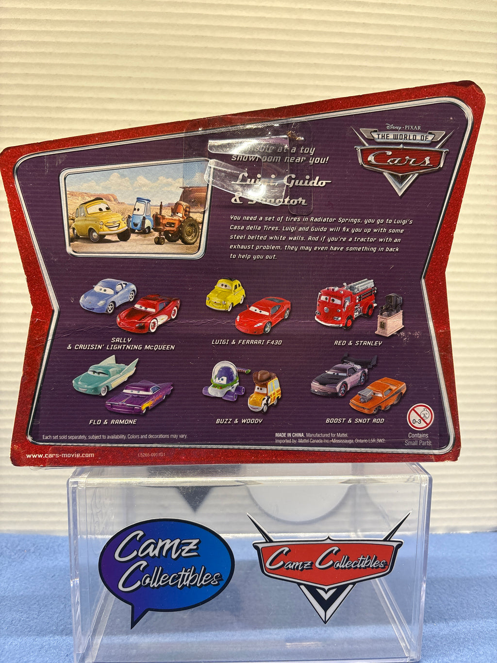 Disney Pixar Cars World of Cars Movie Moments Luigi Guido Tractor