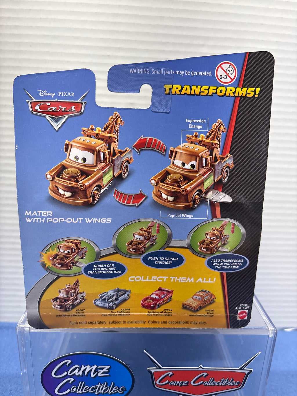 Disney Pixar Cars 2  Quick Changers Spy Mater with Pop-Out Wings