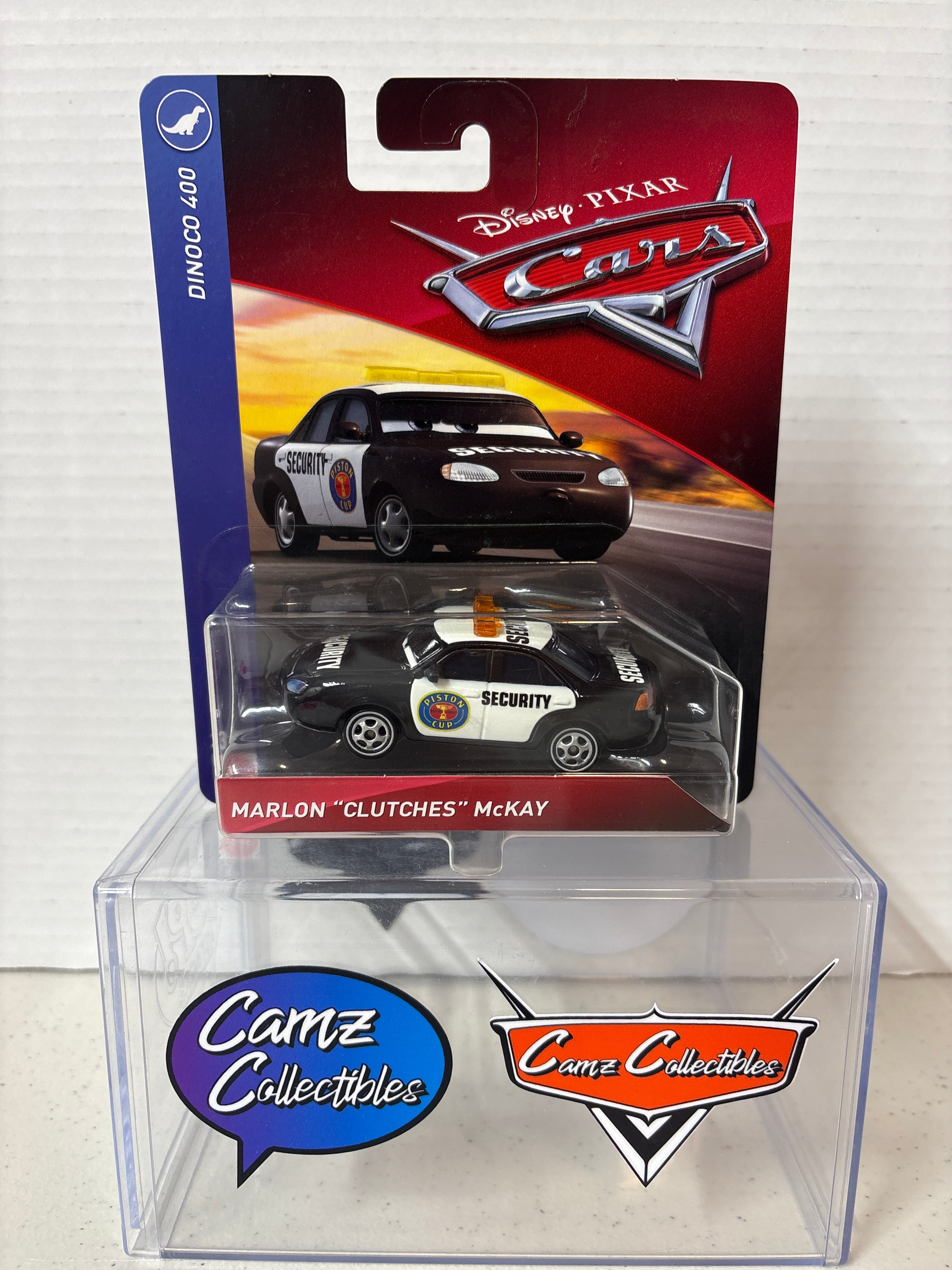 Disney Pixar Cars Marlon "Clutches" McKay Dinoco 400 card